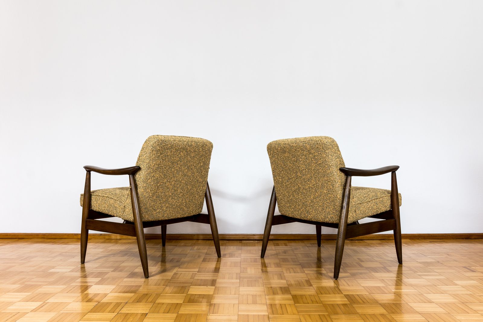 Mid Century Armchairs, Gfm 87 By Juliusz Kędziorek In Kvadrat, Poland, 1960's, Set Of 2 photo vintage