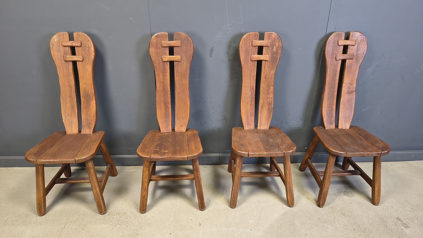 1250.0 Vintage Dining Chairs By Depuydt, Belgium, 1960s photo