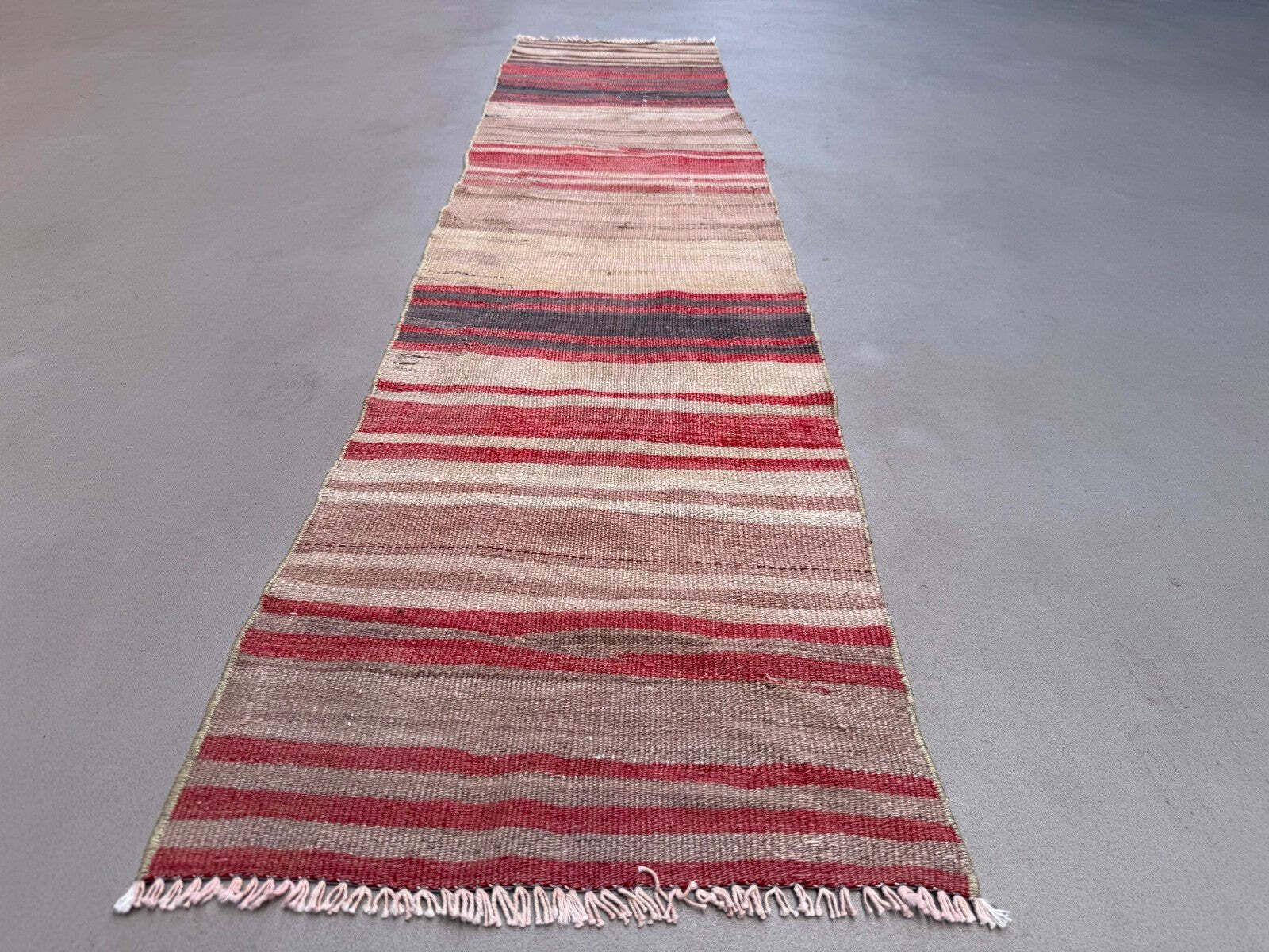 Turkish Narrow Kilim Runner 175x43 Cm Shabby Chic Hallway Rug Vintage Kelim 2535 photo for sale