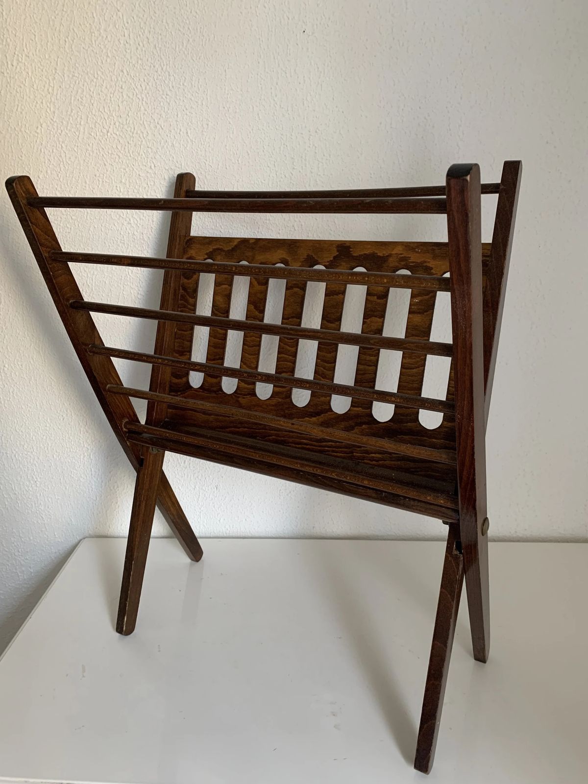 Vintage Magazine Rack1960 Cees Braakman Scandinavia Vinyl Magazines   56 X 45 Cm