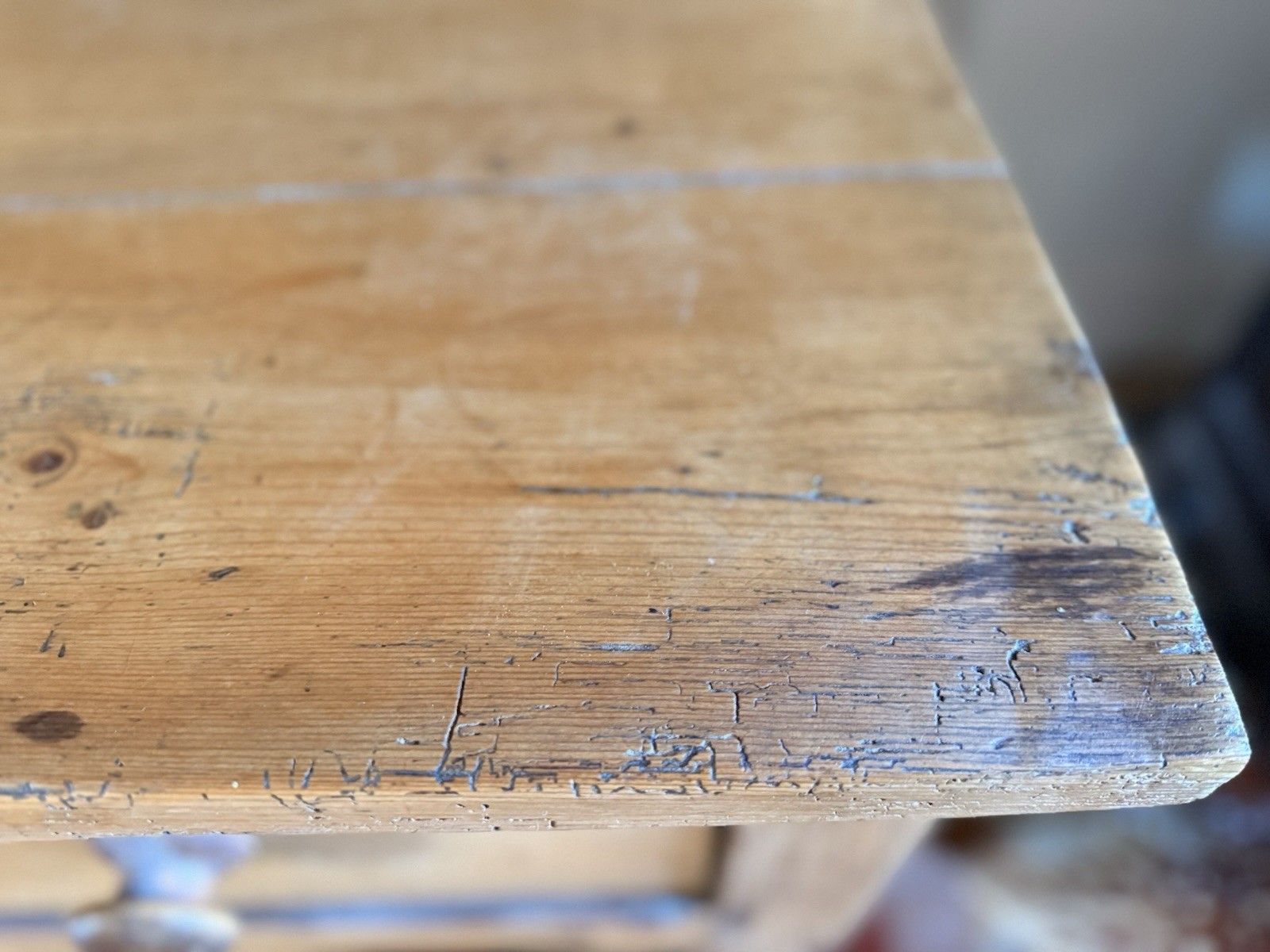 photo vinterior English Antique Pine Rustic Farmhouse Primitive Provincial Country Dresser 1860c