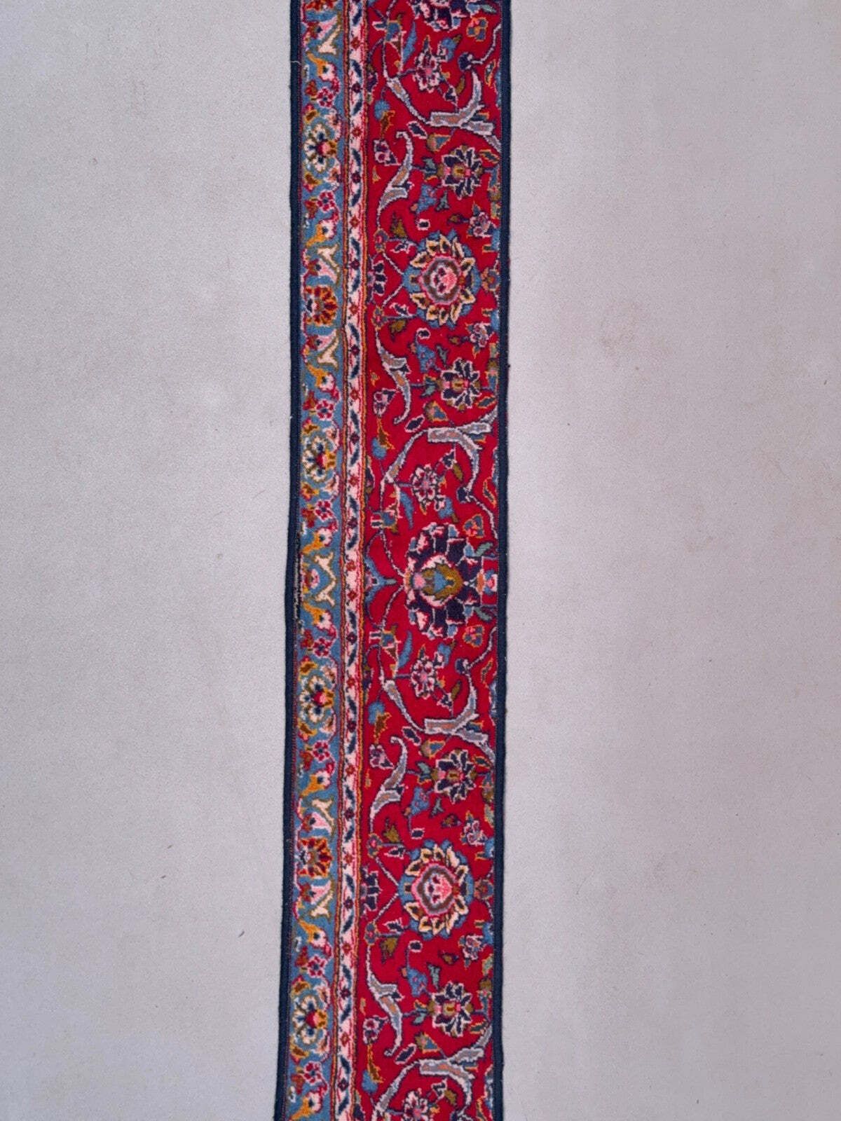 Tribal Narrow Runner 295x30 Cm Wool Vintage Hallway Rug, Red 2534 photo furniture