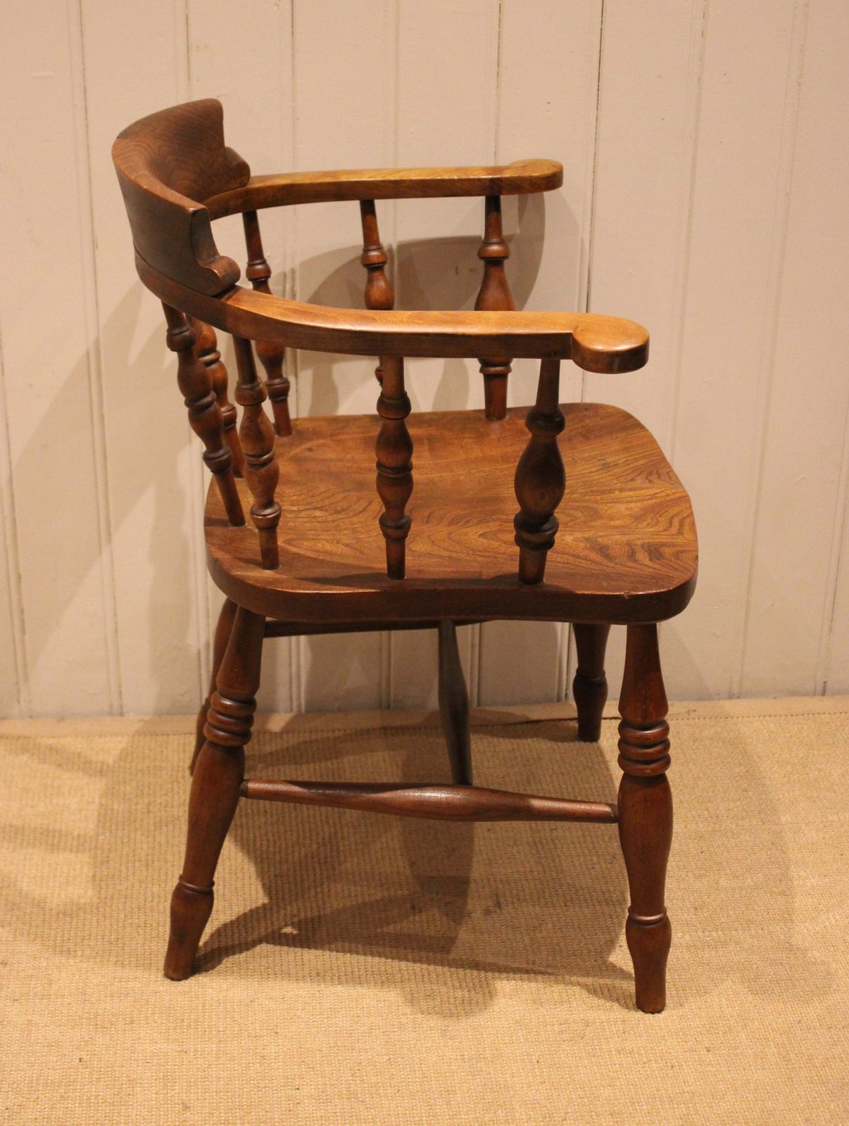 Late 19th Century Smokers Bow Armchair photo 225.0