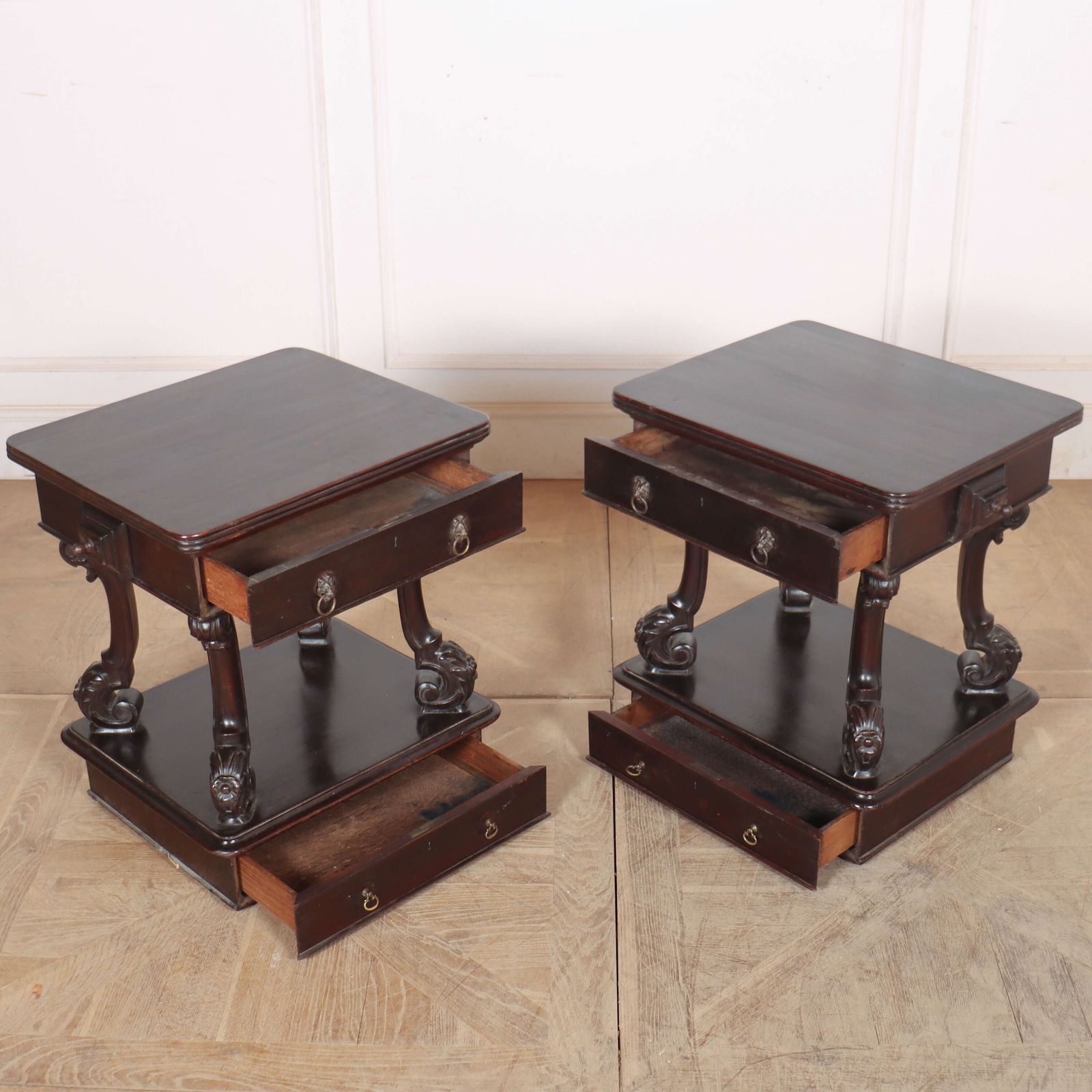 photo for sale Pair Of Irish Bedside Tables, 1800s