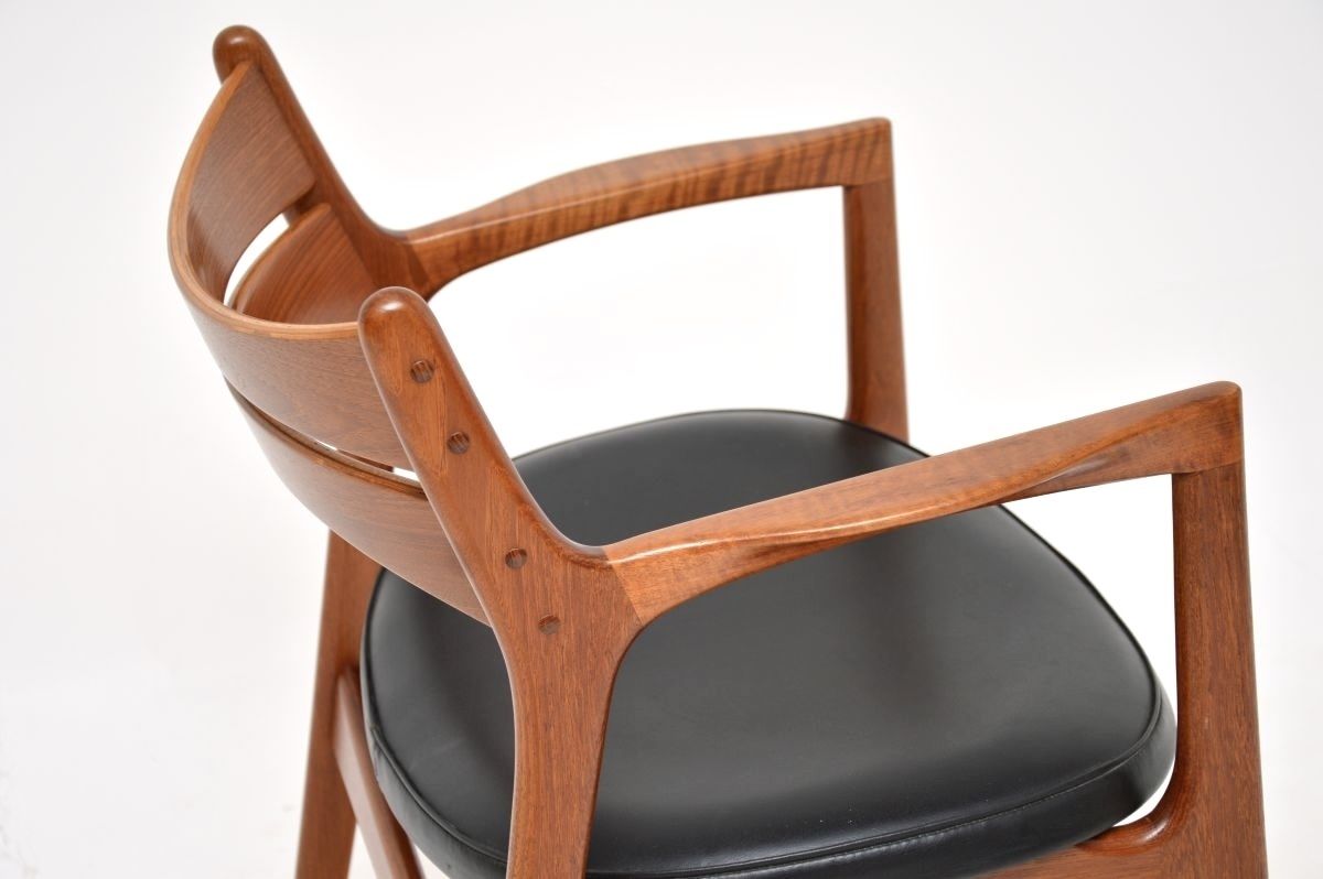 photo for sale Danish Vintage Teak Carver Desk Chair / Armchair By Erik Buch