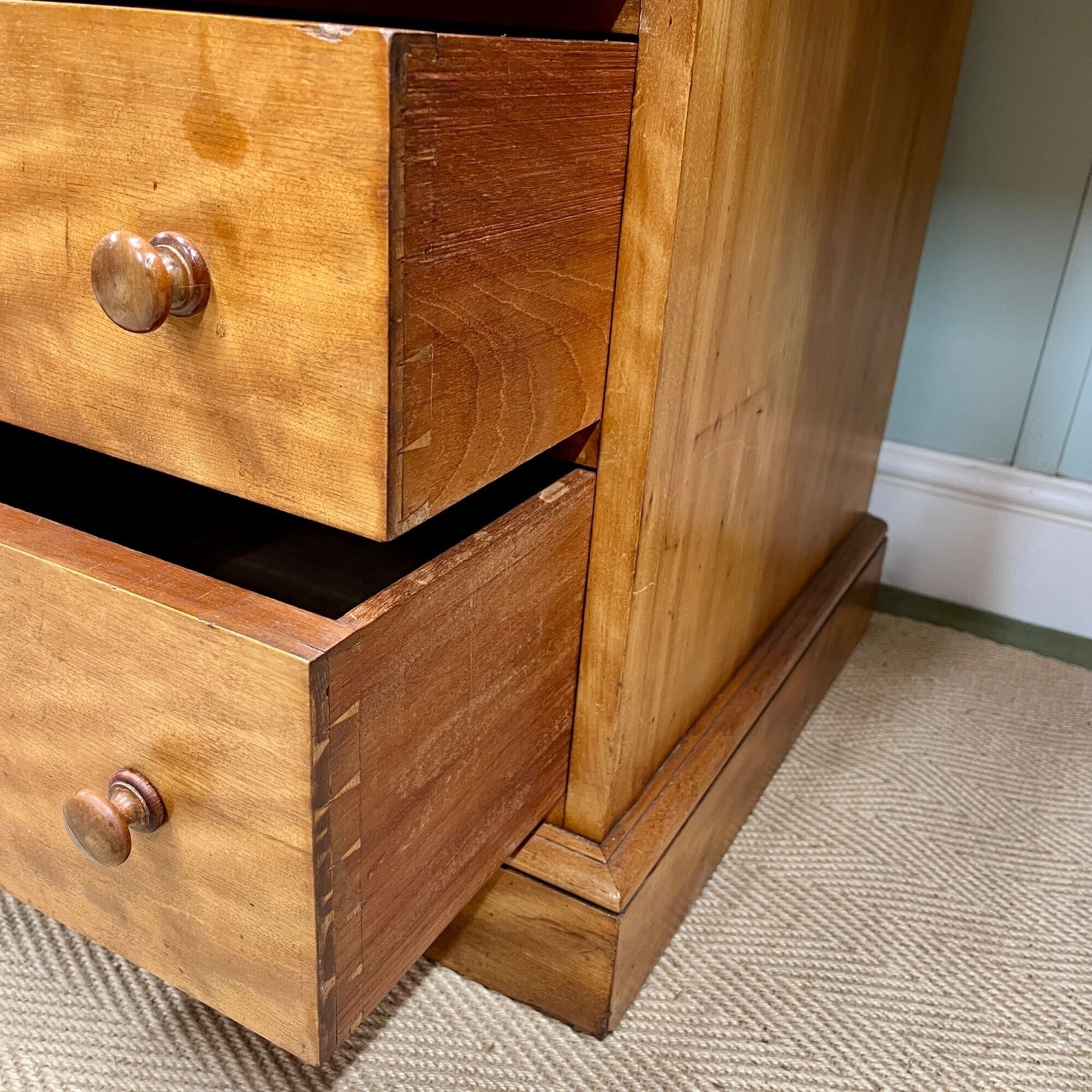 19th Century Satin Birch Heal And Son Desk photo vinterior