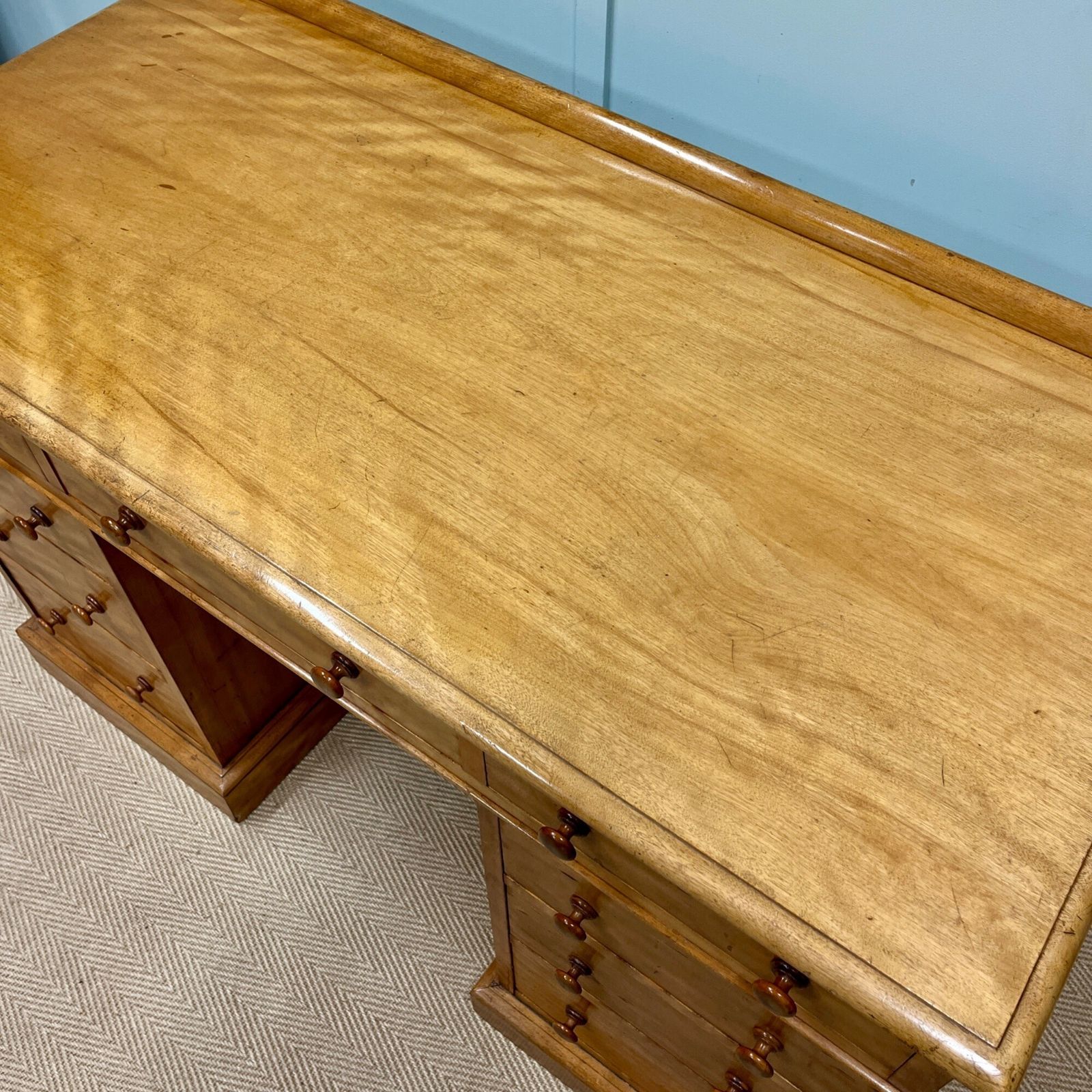 19th Century Satin Birch Heal And Son Desk photo buy