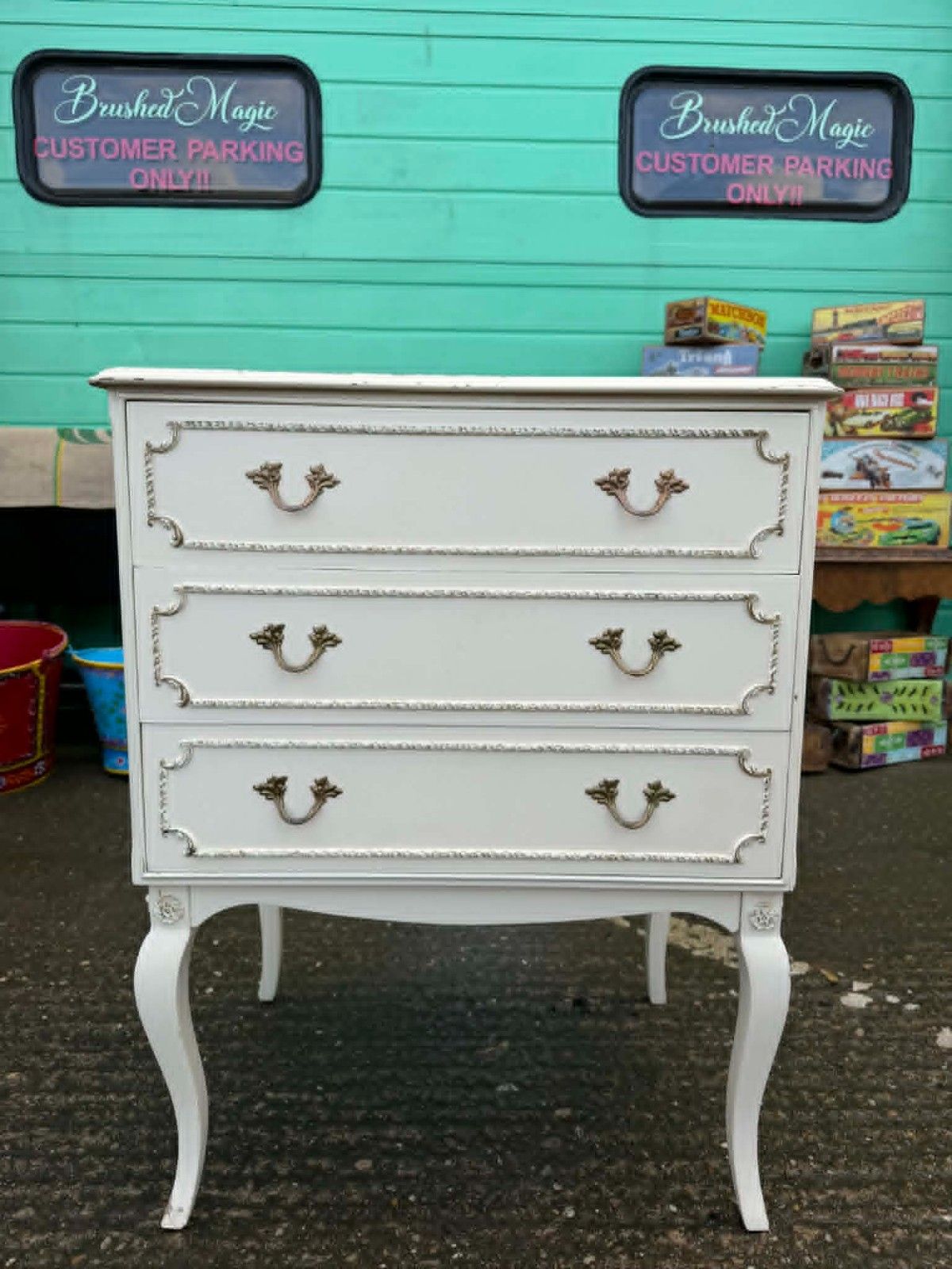 Vintage French Style Small Chest Of Drawers Bedroom Furniture