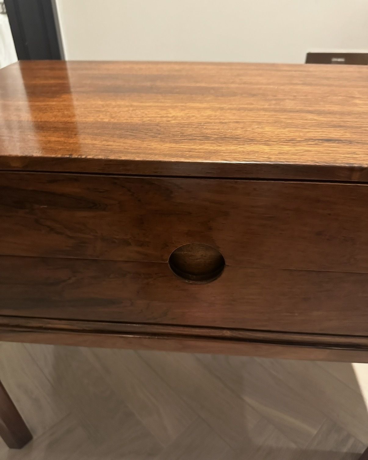 Pair (2 Piece) Danish Mid Century Rosewood Nightstands By Aksel Kjersgaard photo Furniture