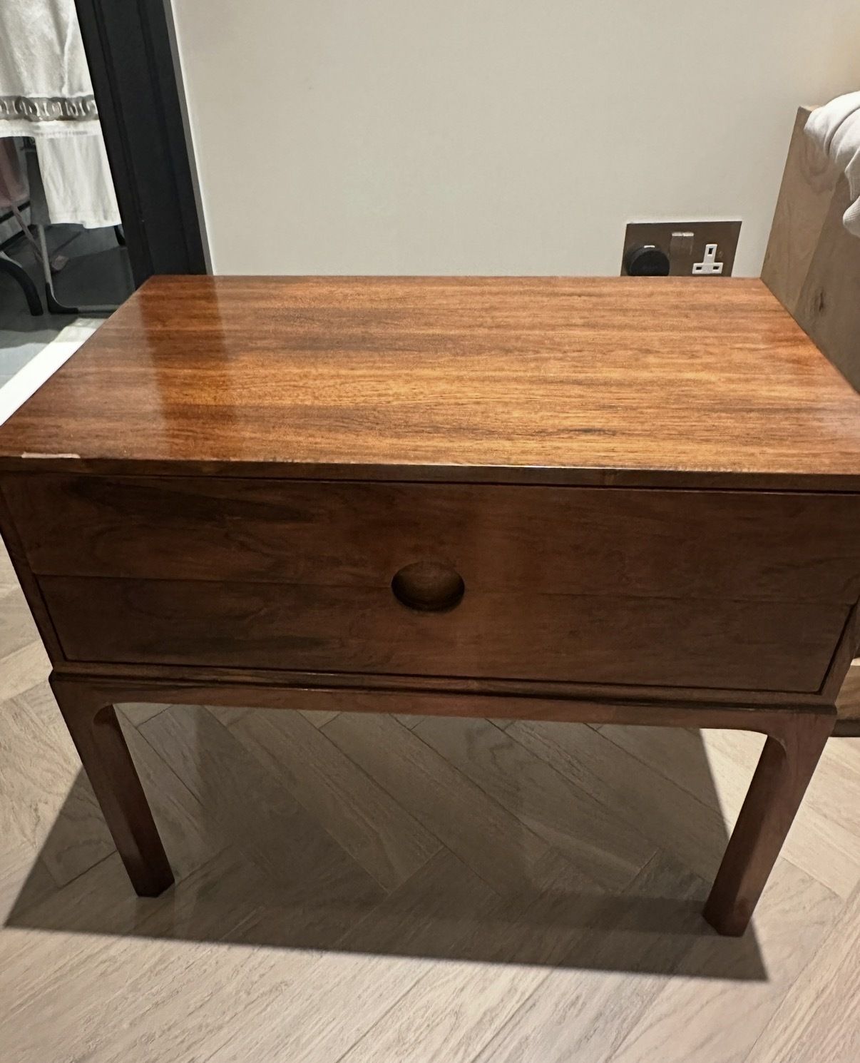 2500.0 Pair (2 Piece) Danish Mid Century Rosewood Nightstands By Aksel Kjersgaard photo