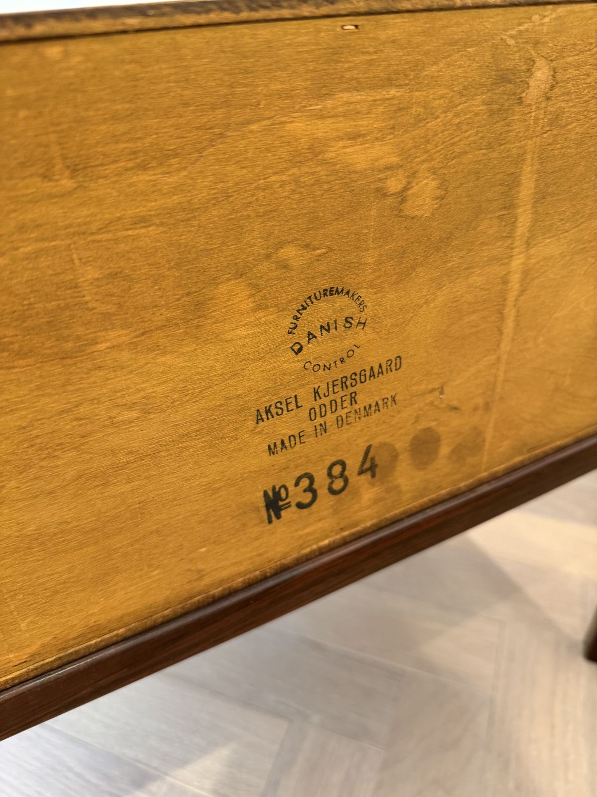 photo buy Pair (2 Piece) Danish Mid Century Rosewood Nightstands By Aksel Kjersgaard