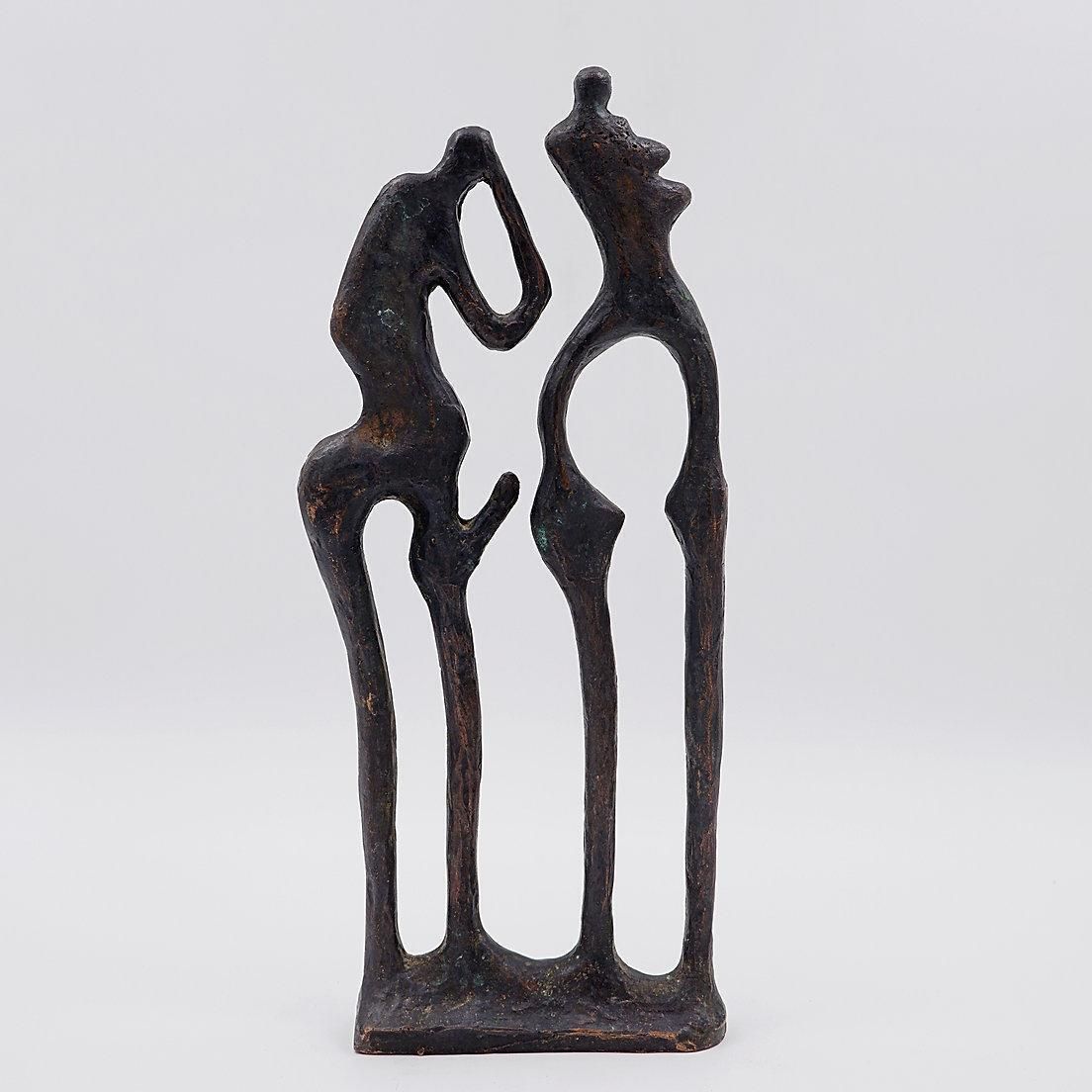 Klausvan De Locht Bronze Sculpture, Brutalist Style, Germany, 1980s photo vinterior