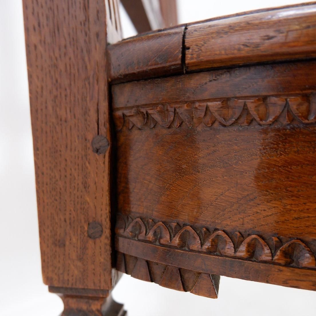 1338.0 Neoclassical Style Bench Carved Lyres On The Seat Back   20th photo