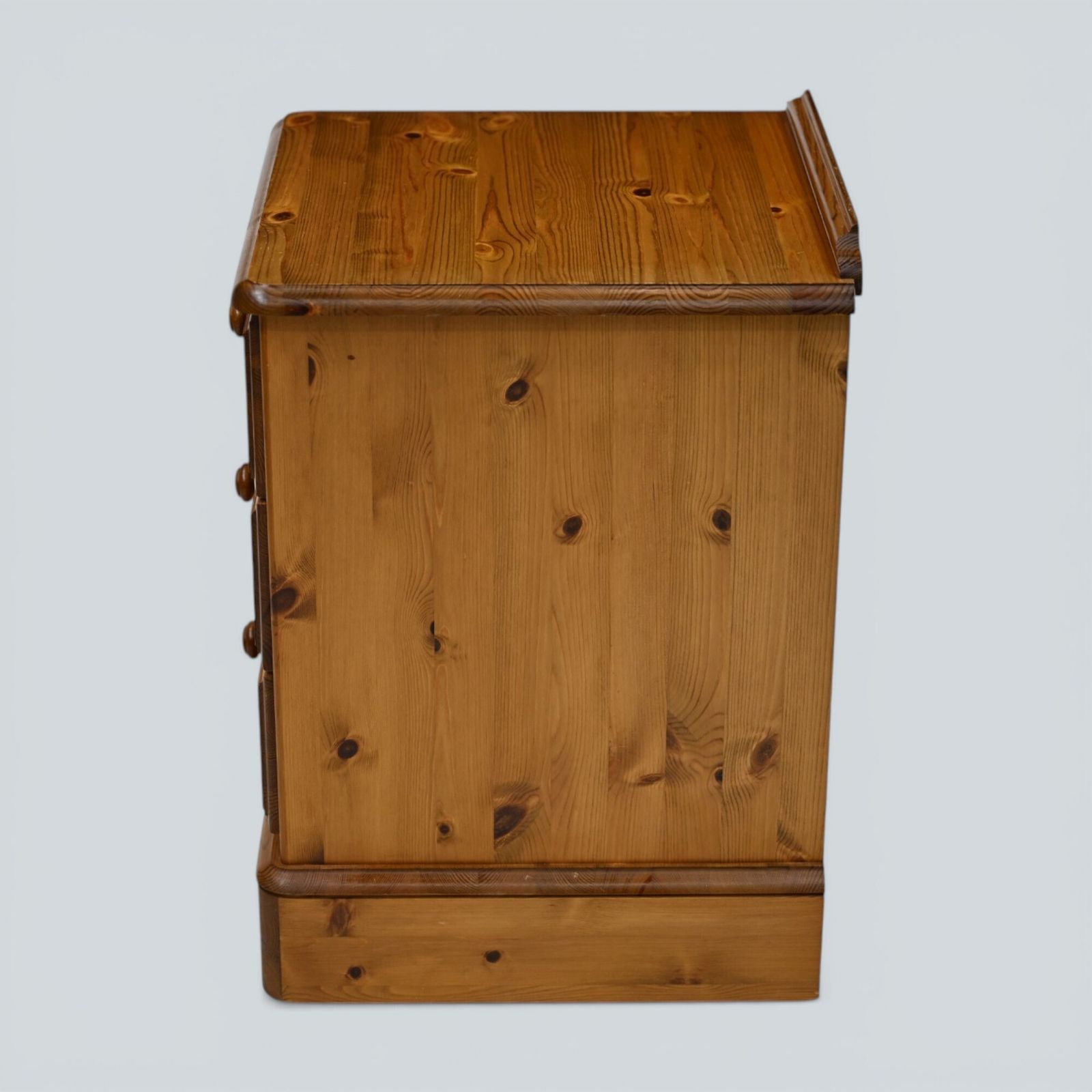 Ducal Bedside Chest Of Drawers Knotted Pine On Castors Free Uk Delivery photo Furniture
