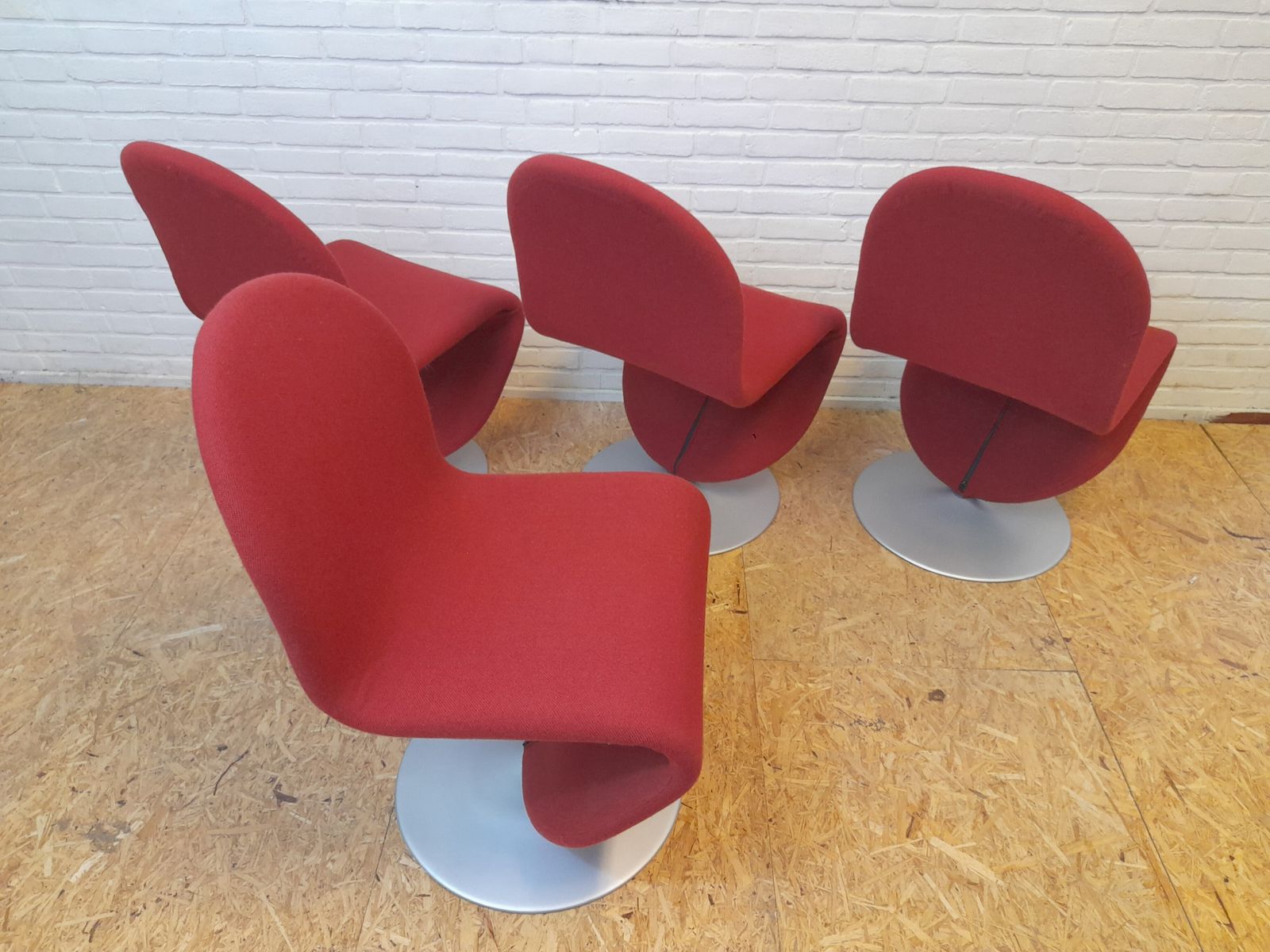 Verner Panton 1 2 3 Serie Diner Chairs photo buy