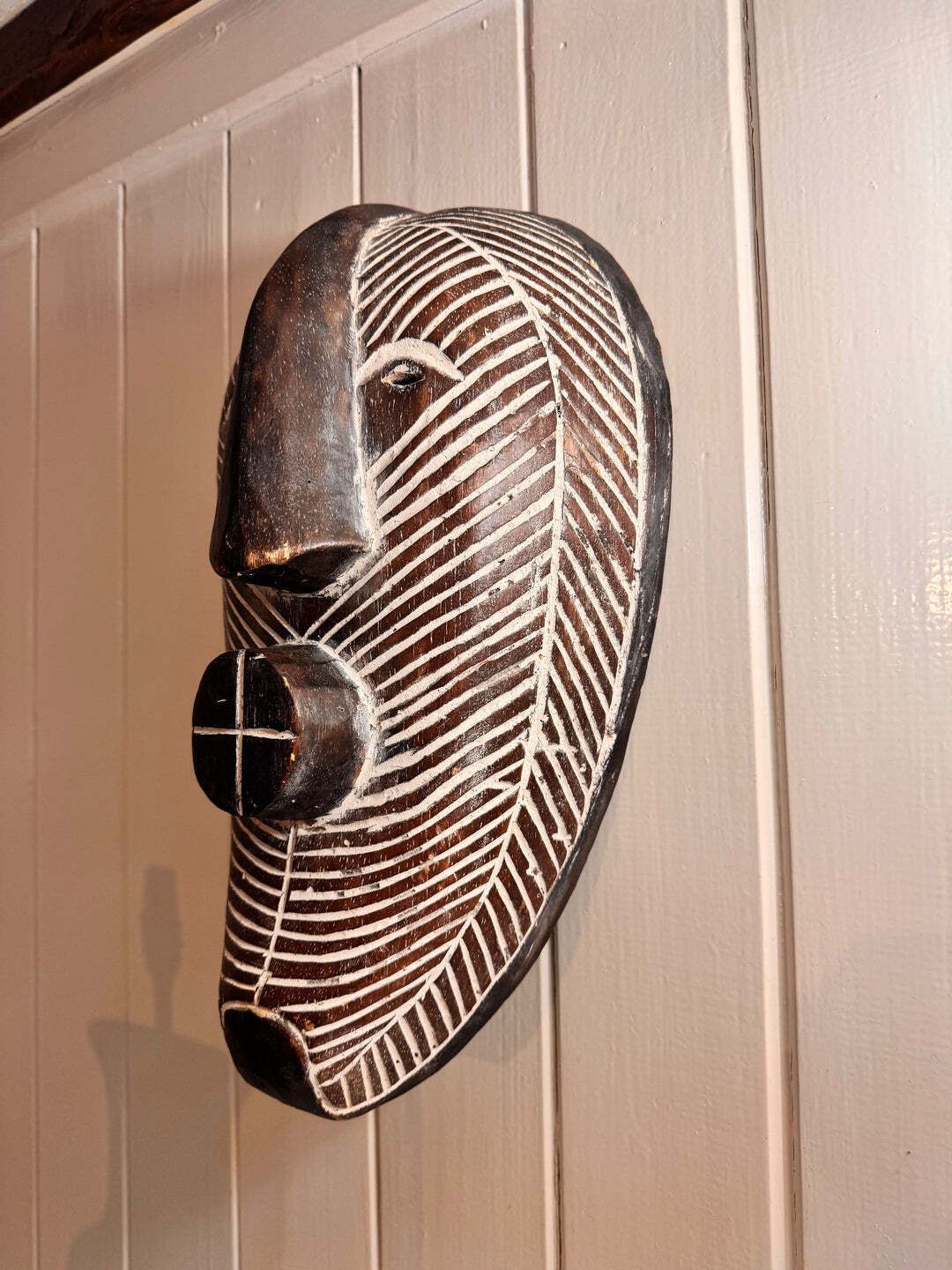 Hand Carved Songye Kifwebe Mask From The Democratic Republic Of The Congo photo furniture