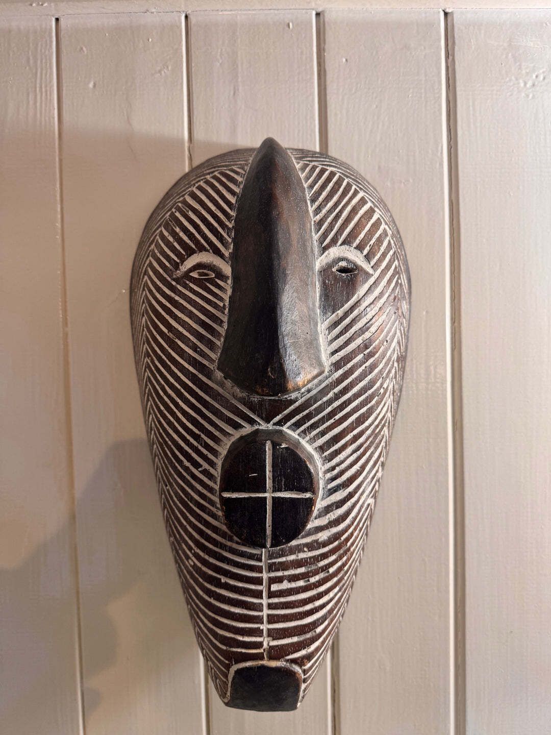 Hand Carved Songye Kifwebe Mask From The Democratic Republic Of The Congo photo for sale