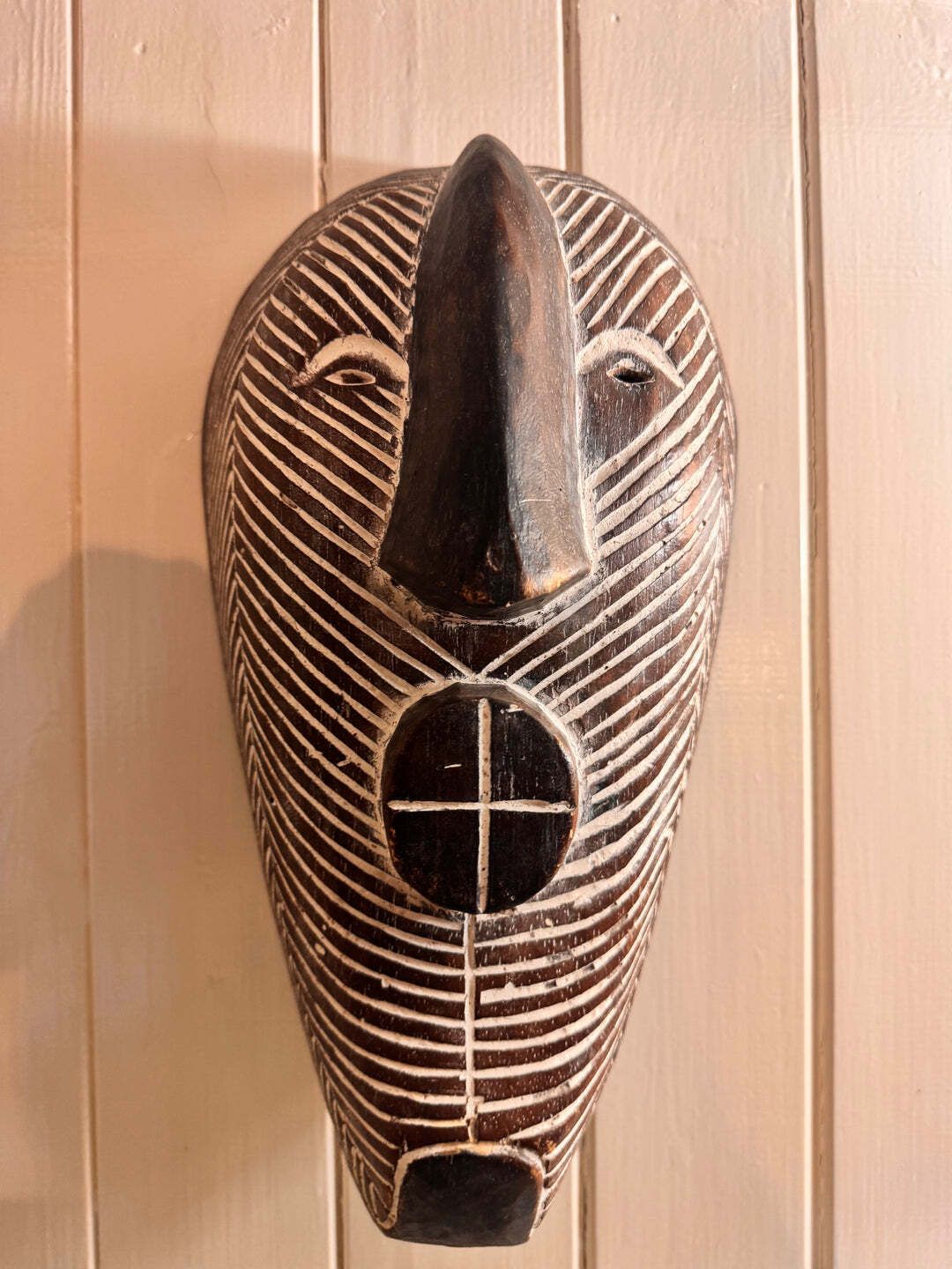 Hand Carved Songye Kifwebe Mask From The Democratic Republic Of The Congo photo Art