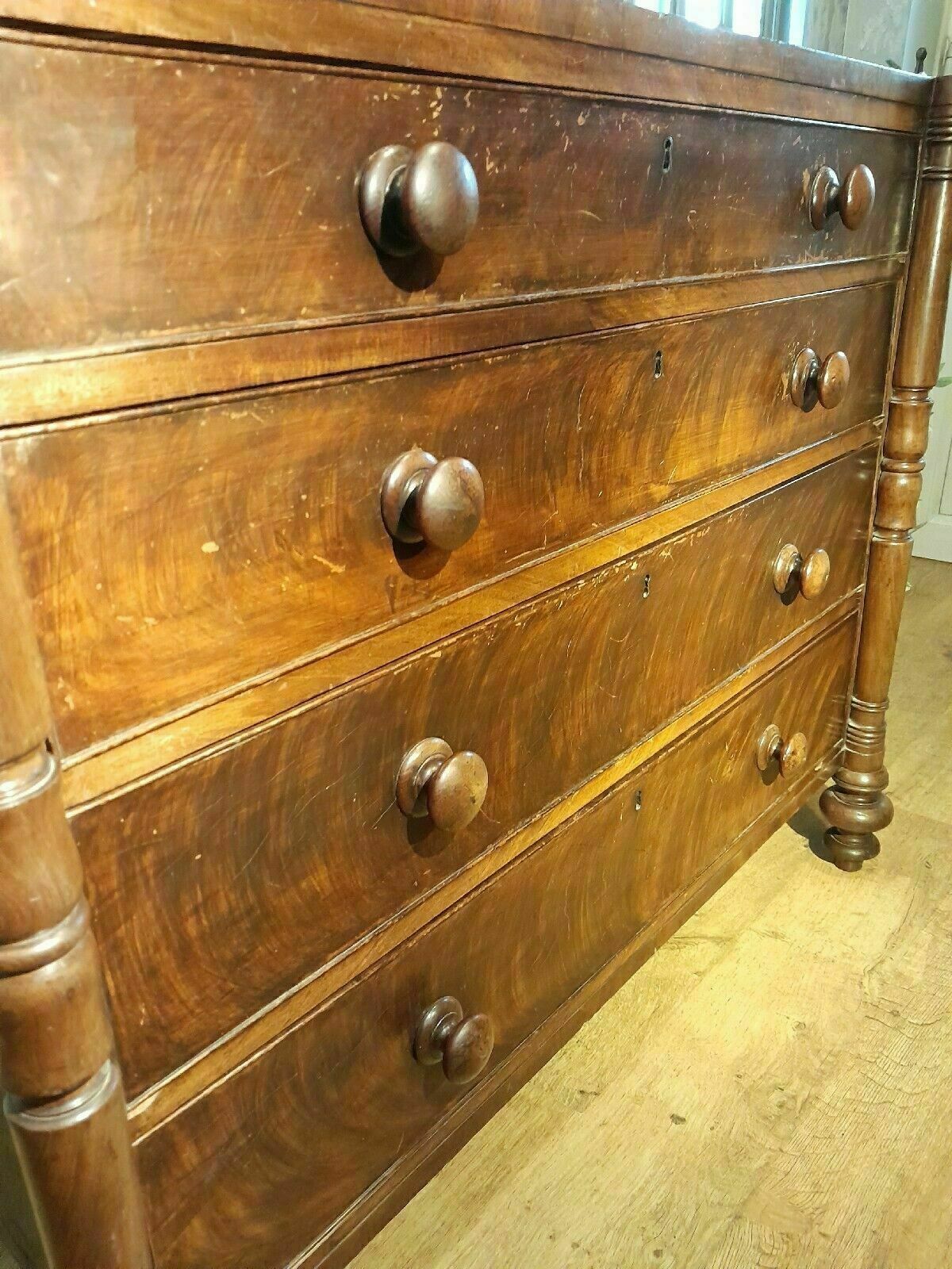 George III Chest Of 4 Drawers photo for sale
