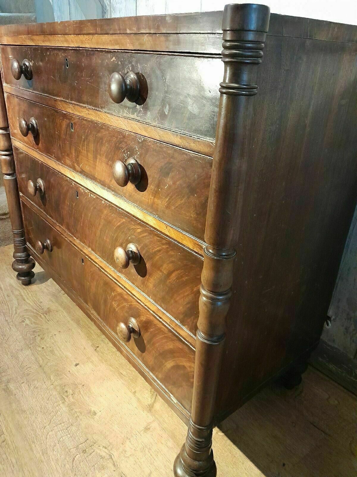 George III Chest Of 4 Drawers photo 349.0