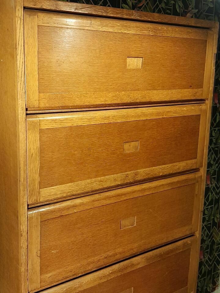 Pair Of Tall Mid Century Er Staverton Barrister Bookcases Silid Oak photo Furniture