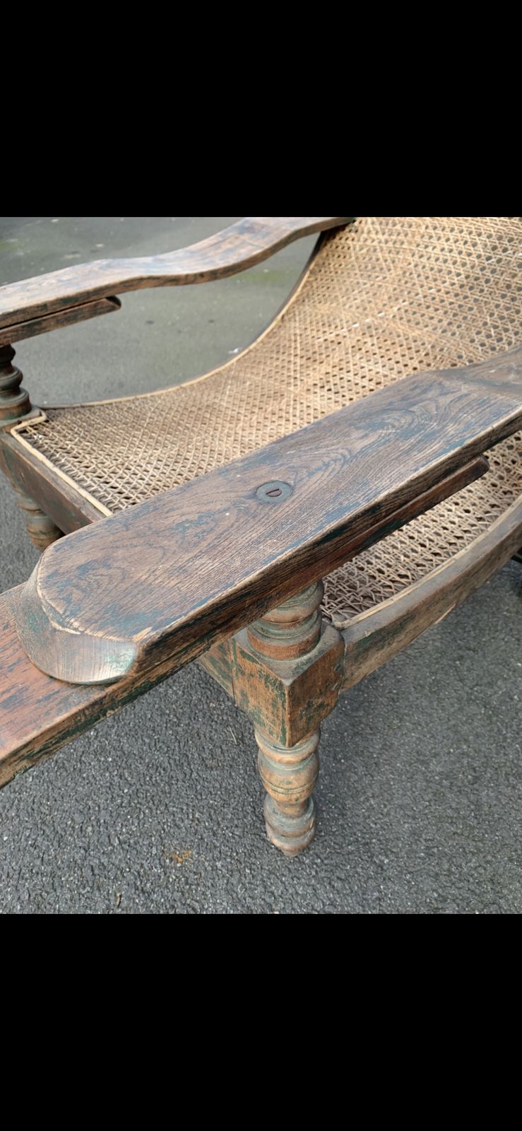 Furniture Antique 19th Century Plantation Chair photo