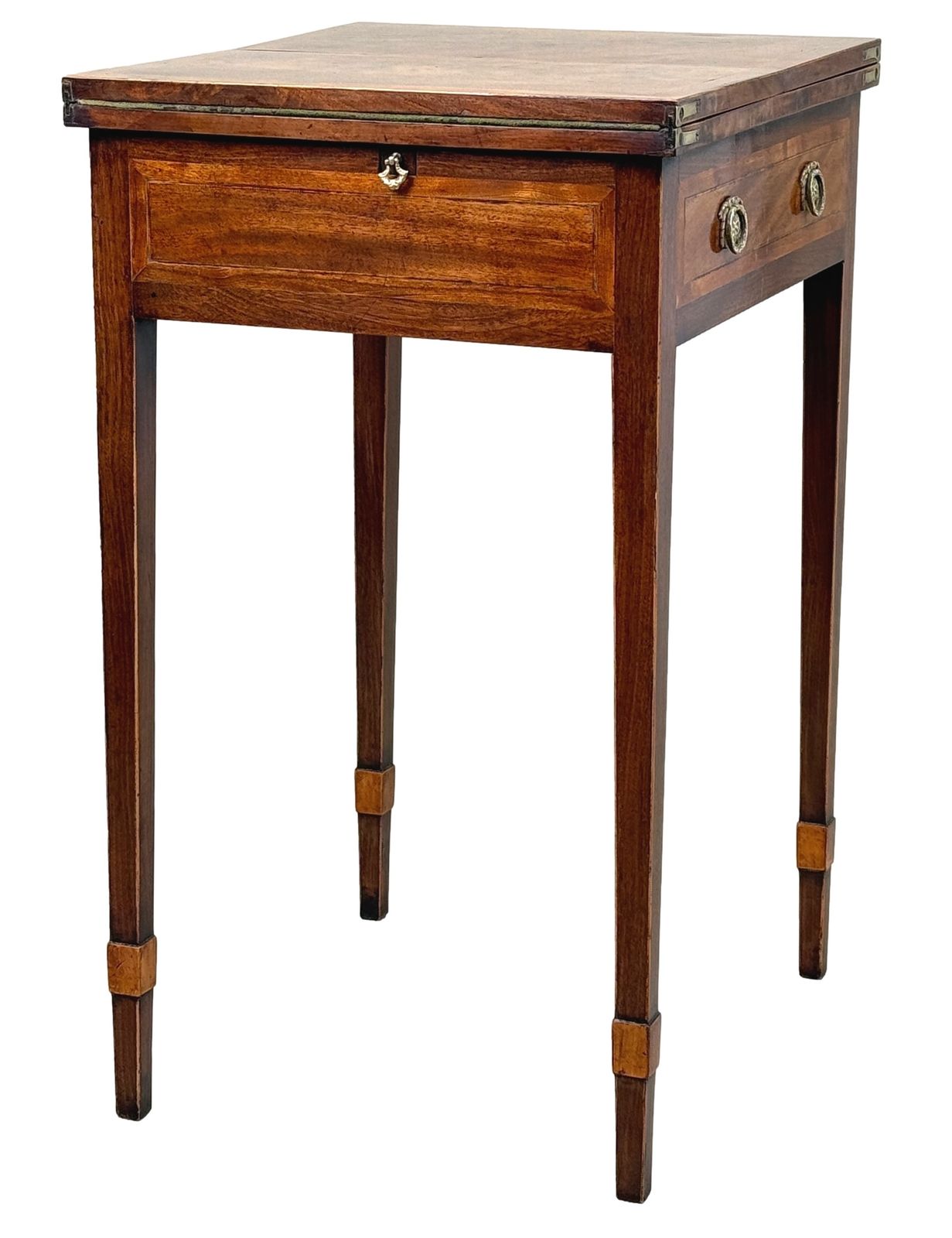 Table de jeu de patience georgienne en acajou, XVIIIe siècle (Angleterre, vers 1780) photo furniture