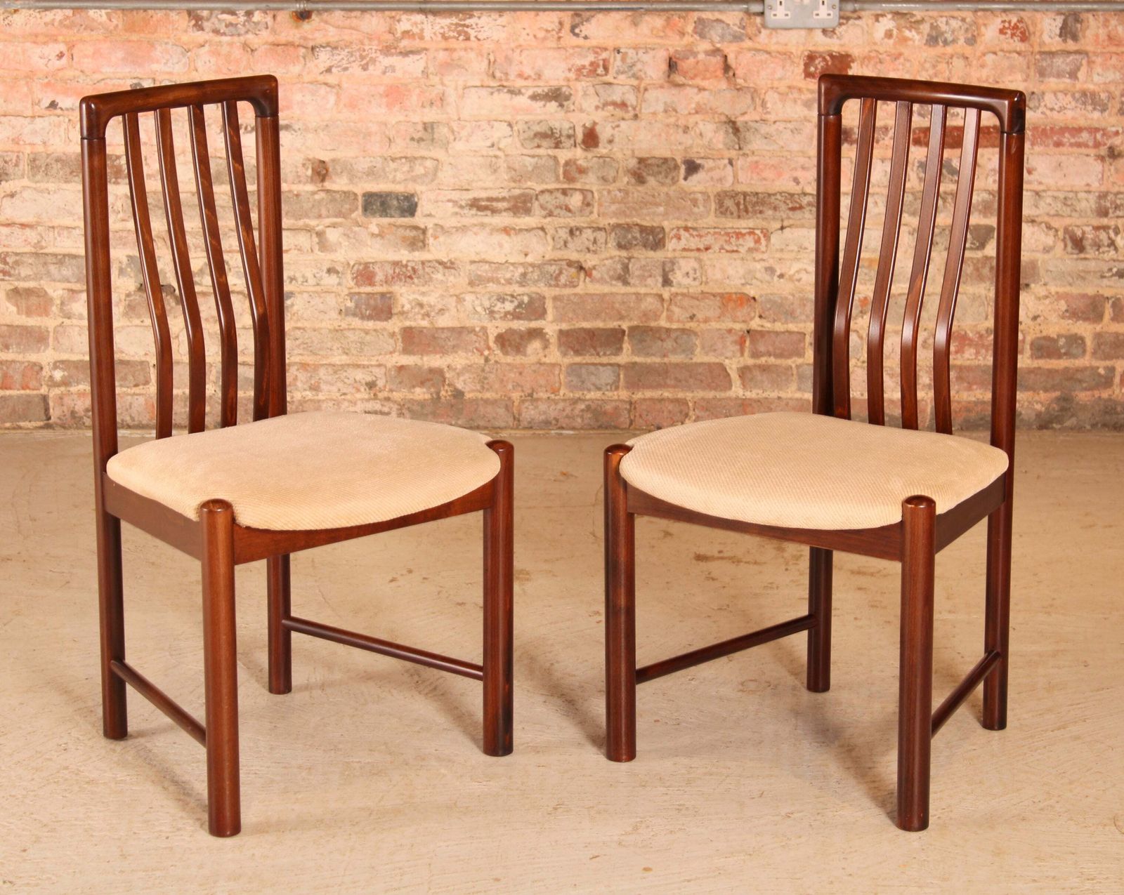 Set Of 6 Danish Mid Century Rosewood Dining Chairs By Boltinge, Circa 1970s photo for sale