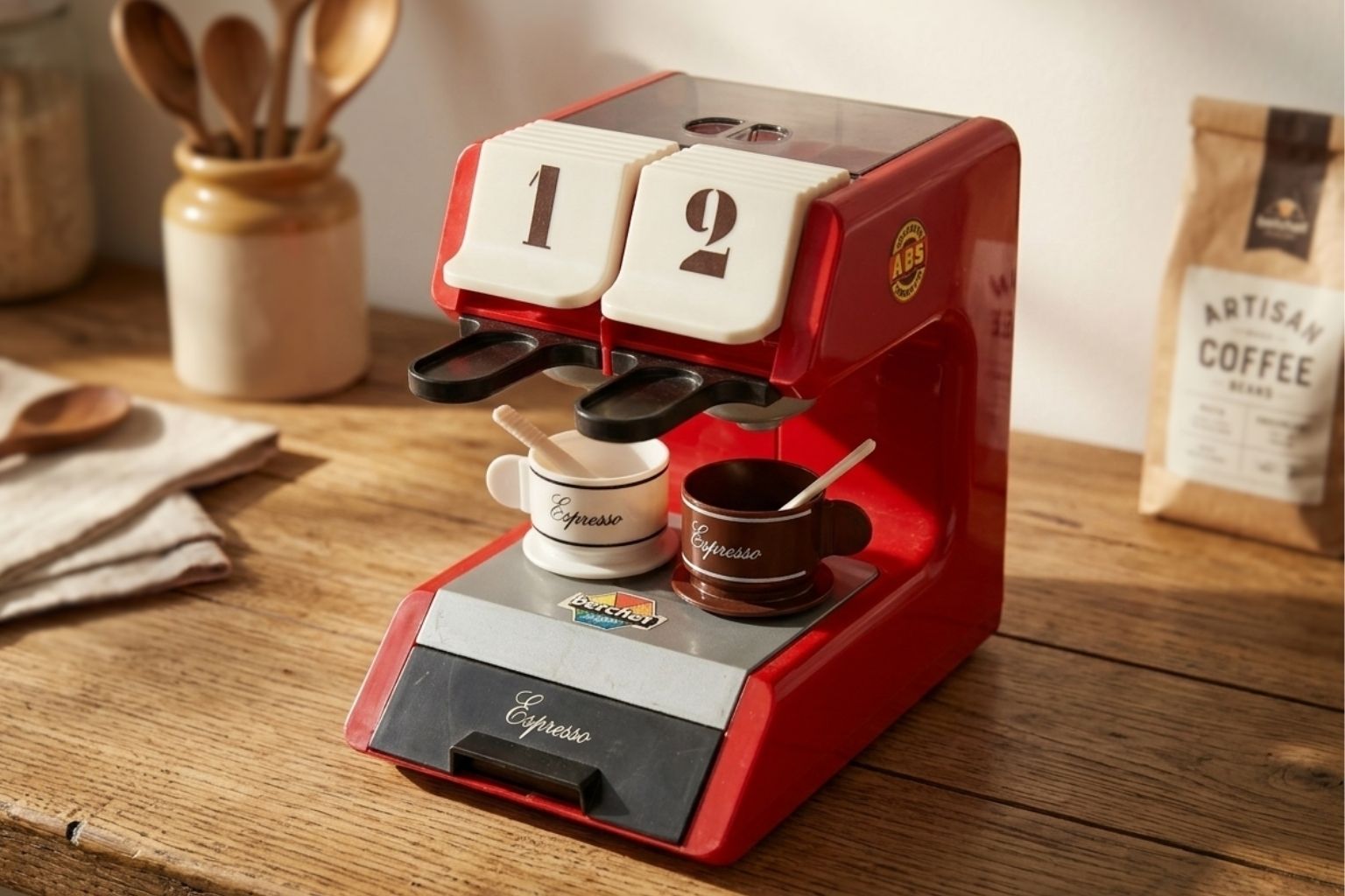 Berchet "Espresso Automatique" – Caffettiera Giocattolo Con Scatola
