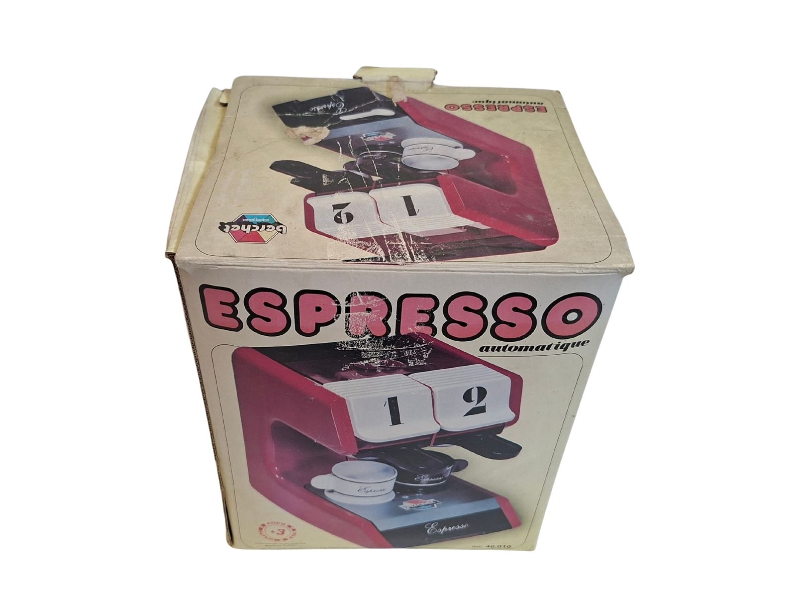 Berchet "Espresso Automatique" – Caffettiera Giocattolo Con Scatola photo vinterior