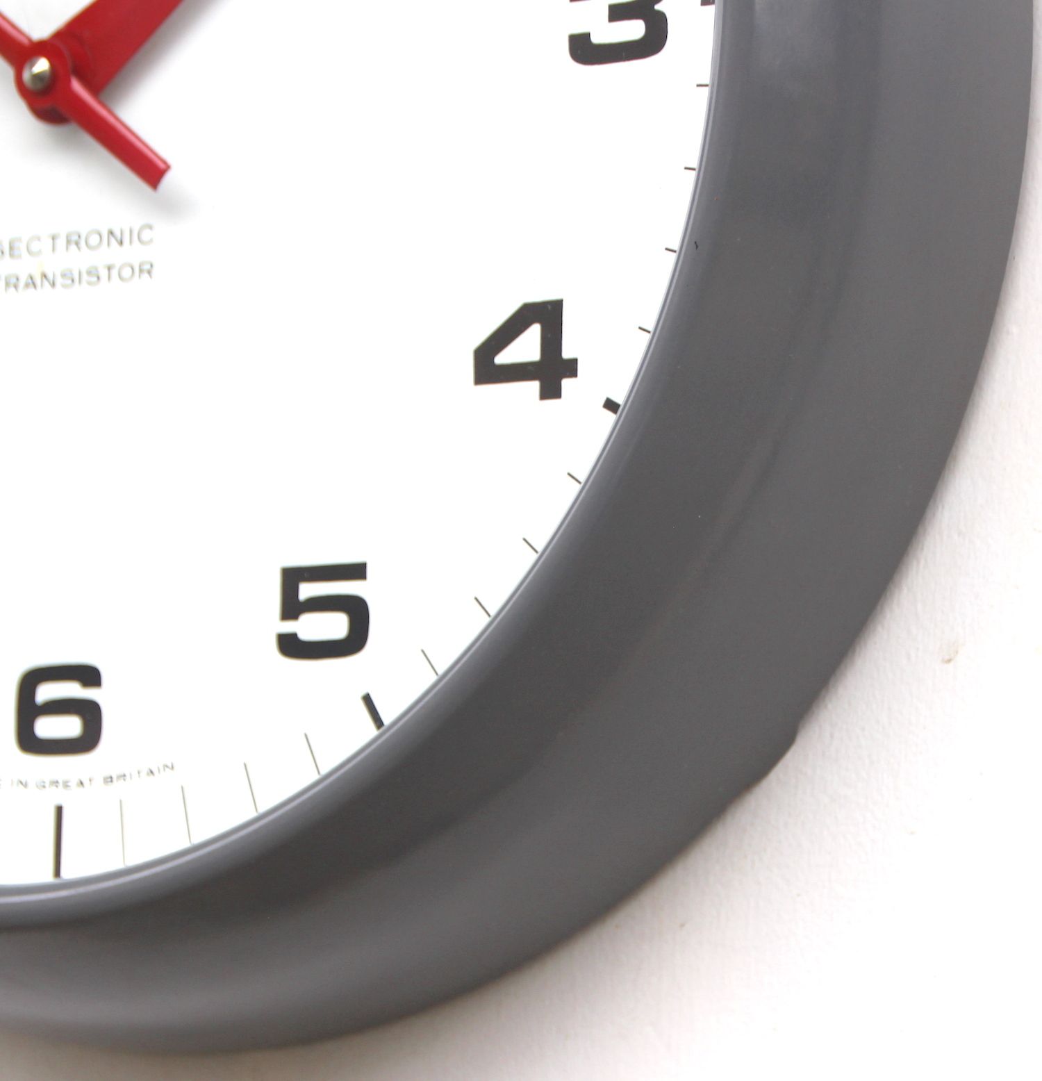 photo buy 1970s British Bakelite Vintage School / Railway Wall Clock. Fully Guaranteed. London Timepiece
