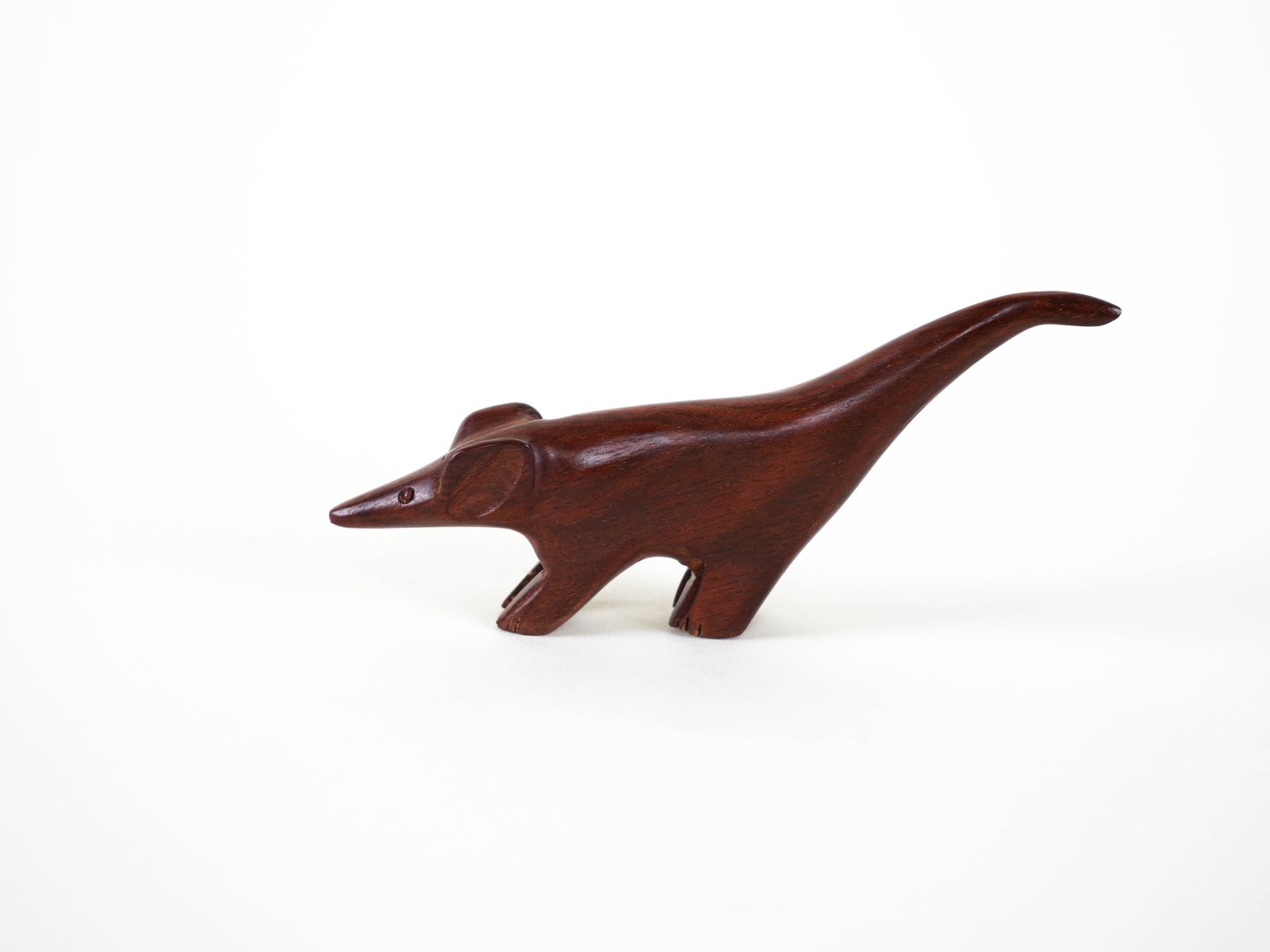 Teak Animal Figurine, Danish Design, 1970s, Made In Denmark photo Art