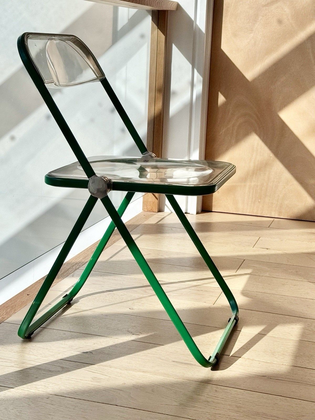 1960s Green Plia Folding Chair By Giancarlo Piretti Anonima Castelli A/F photo buy