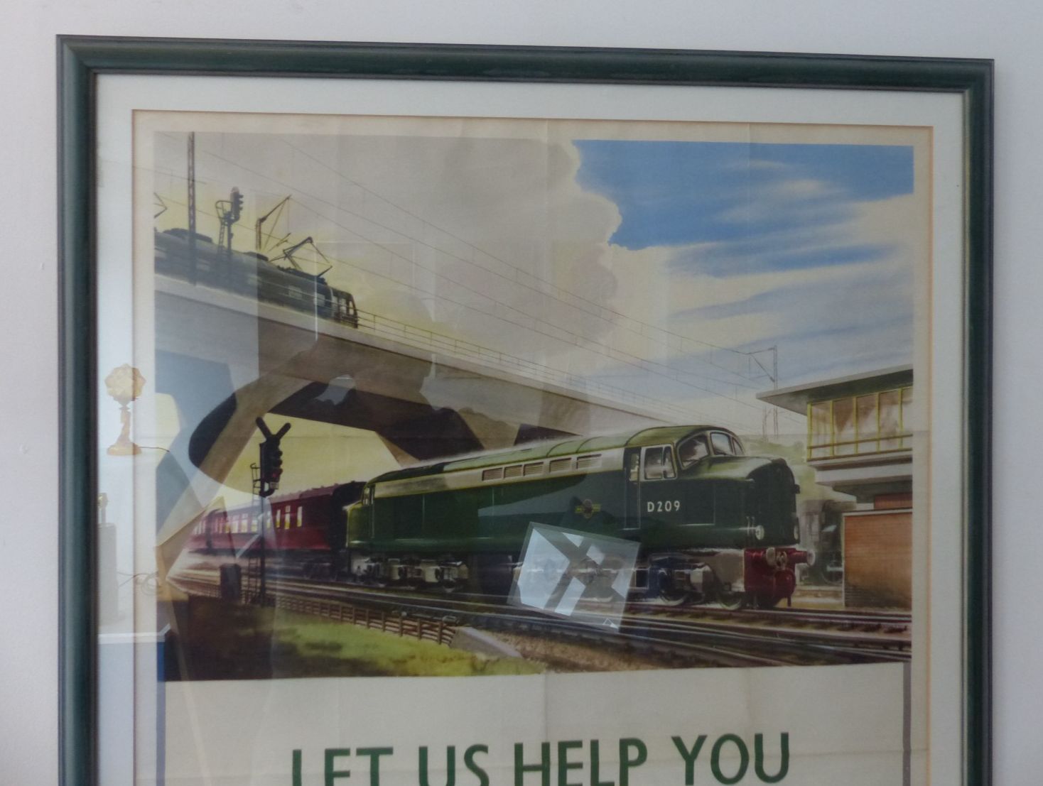Vintage Original 1950 British Railways 'Holiday Travel' Colour Lithograph Poster photo 502.0