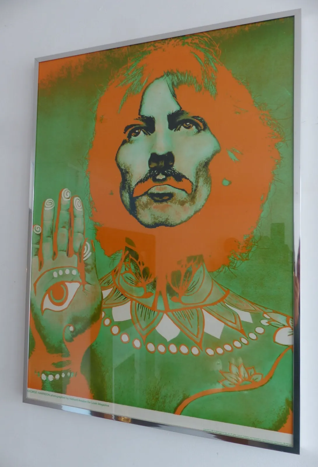 Art Set Four Original 1967 Richard Avedon Look Magazine Beatles Posters Vgc / Framed photo
