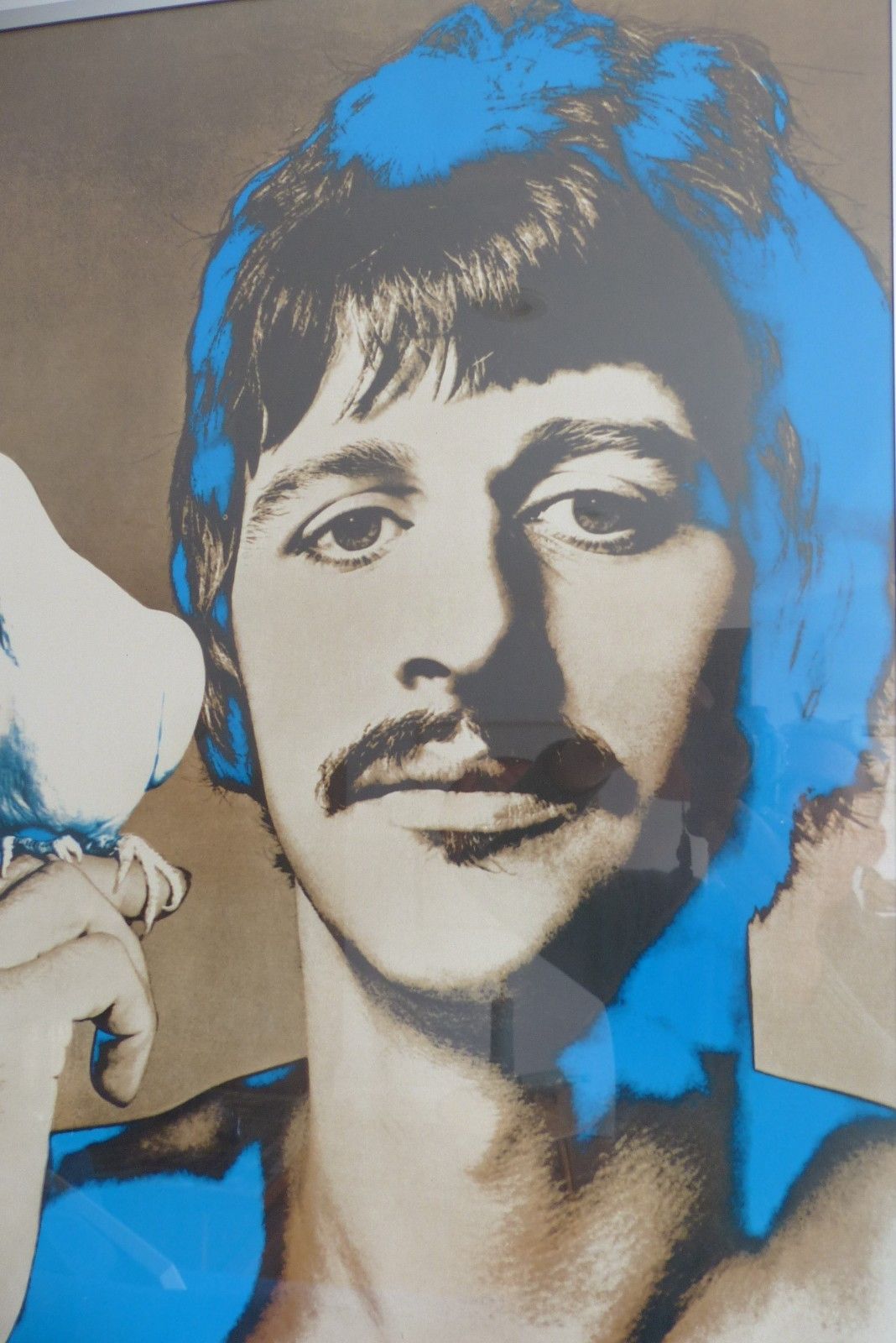 photo vintage Set Four Original 1967 Richard Avedon Look Magazine Beatles Posters Vgc / Framed