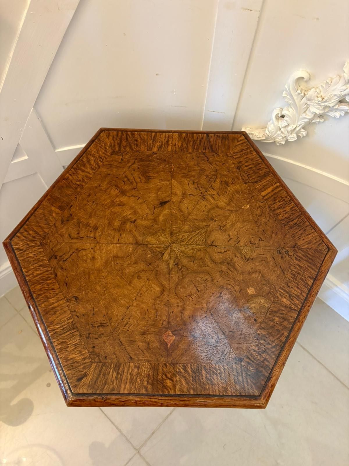 Antique 19th Century Pollard Oak Occasional Side Table Lift Top Carved Base photo 2750.0