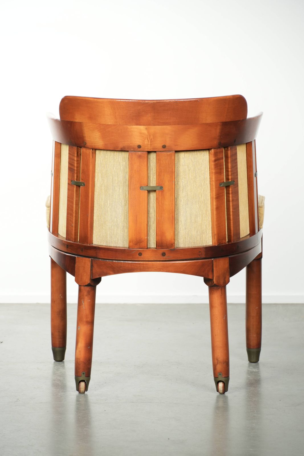 Beautiful Schuitema Design Occasional/Desk/Dining Chair From The Shaker Series, With A Wooden Frame And Luxurious Yellow Fabric Upholstery. photo Furniture