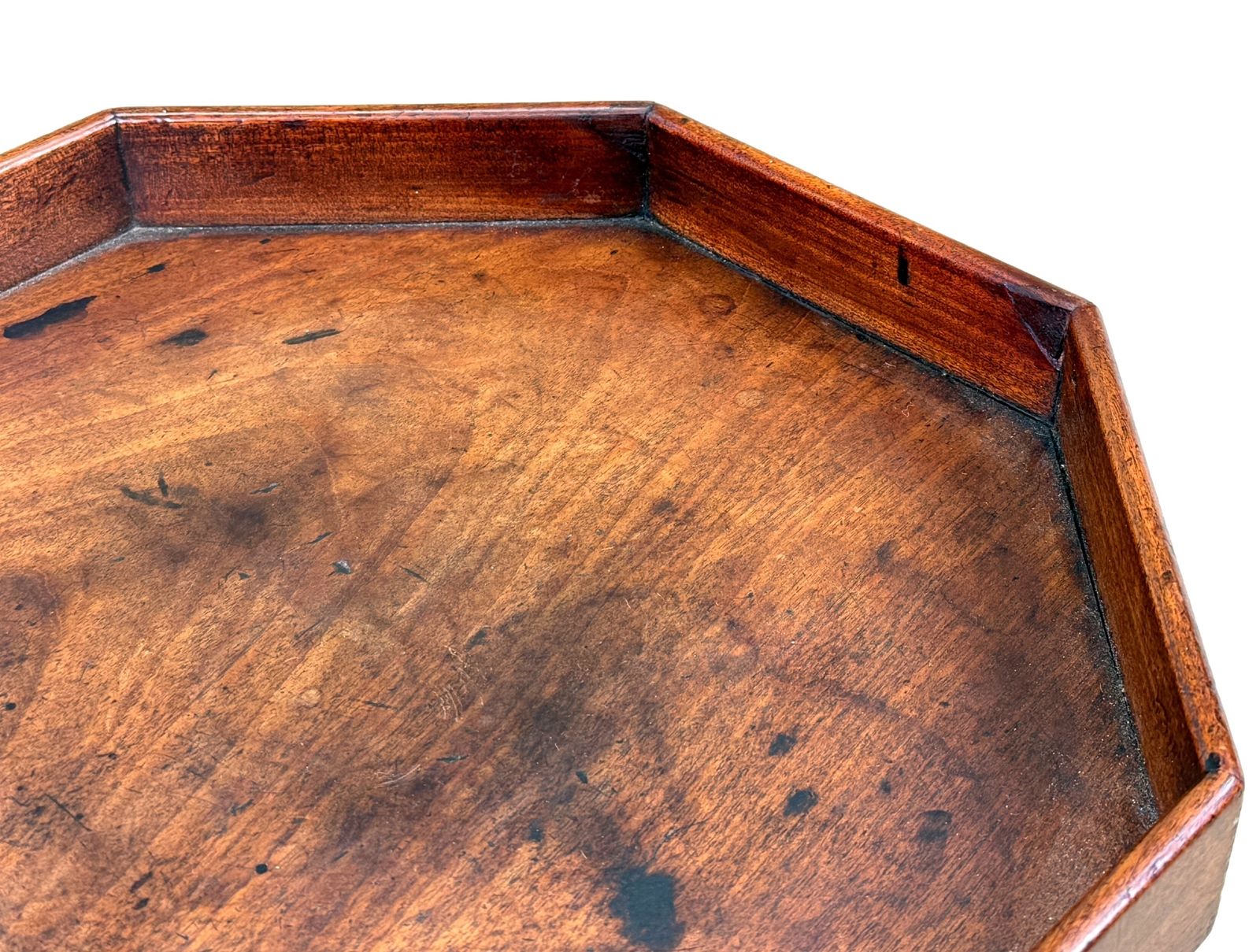 Torchère d'époque georgienne en acajou, XVIIIe siècle (Angleterre, vers 1750) photo 4800.0