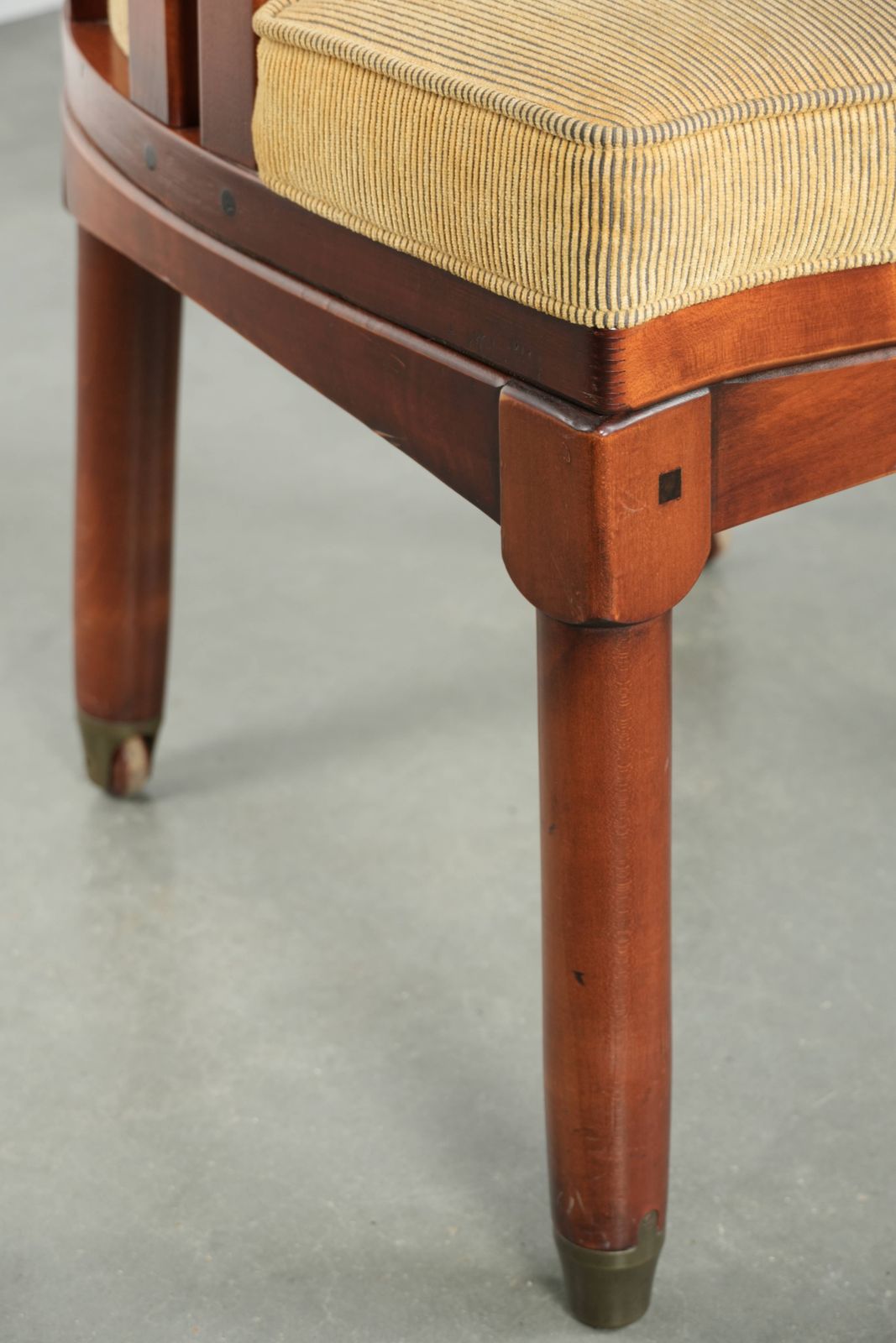 photo for sale Beautiful Schuitema Design Occasional/Dining Chair From The Shaker Series, With Luxurious Yellow Fabric Upholstery