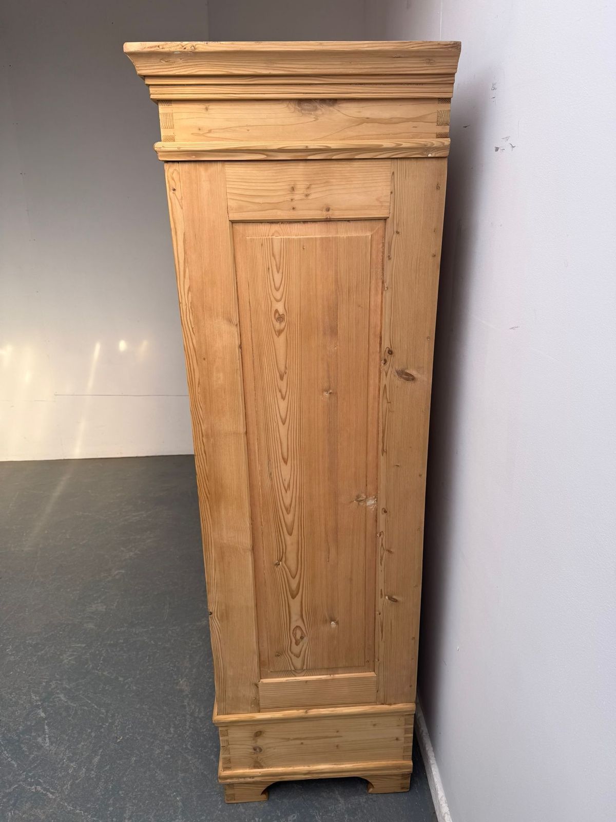 An Amazing Georgian Pine Knockdown Wardrobe To Paint /Wax photo Furniture