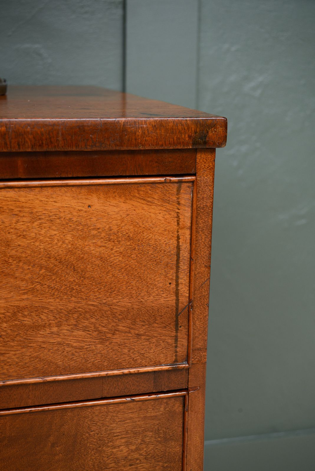 Furniture Georgian Mahogany Chest Of Drawers   2 Over 2 photo