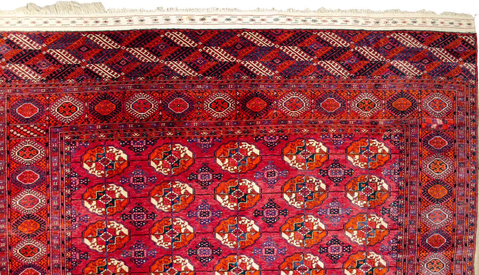 Antique Turkman Carpet 300×230 photo Textiles