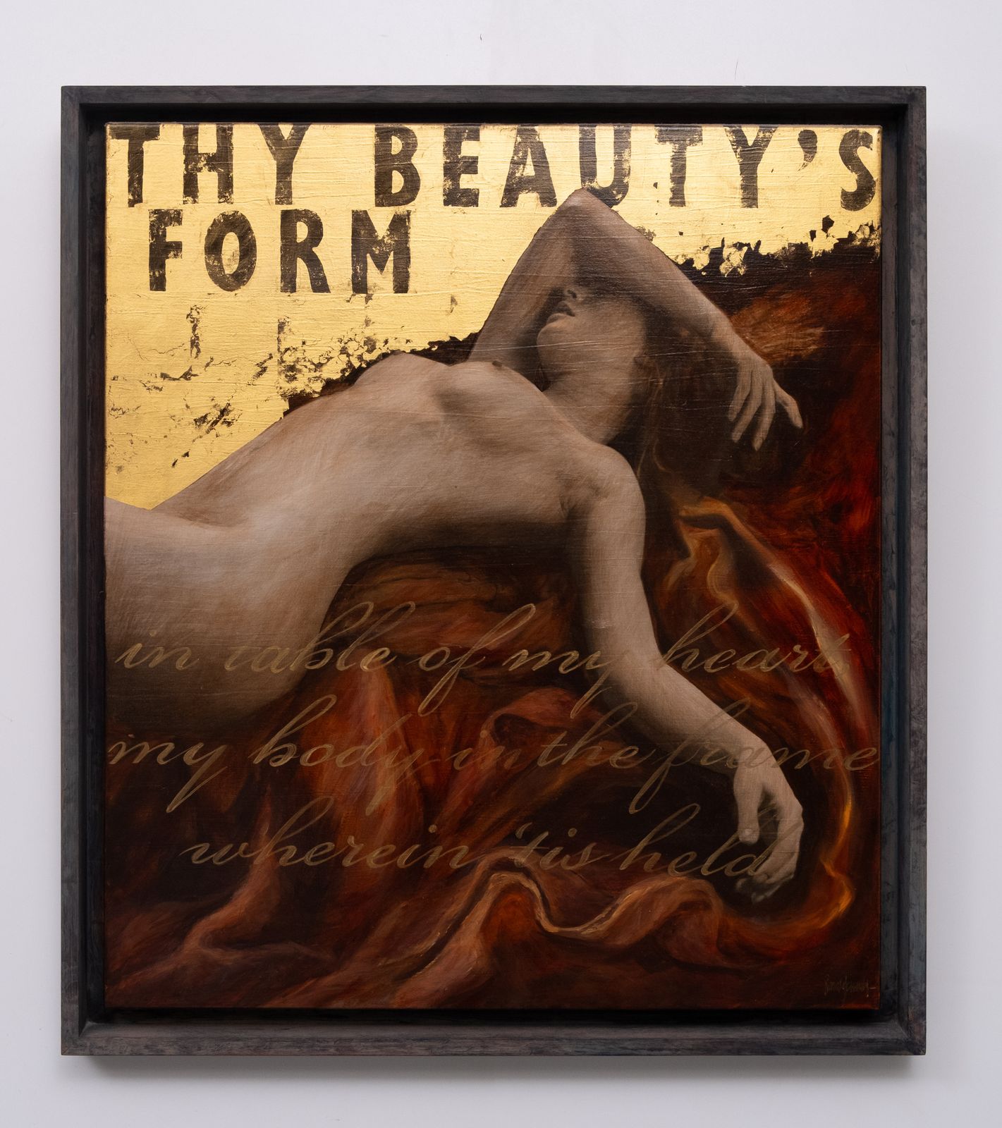 Ronald Schmets Photograph Painting ''Thy Beauty 'S Form'' 2003