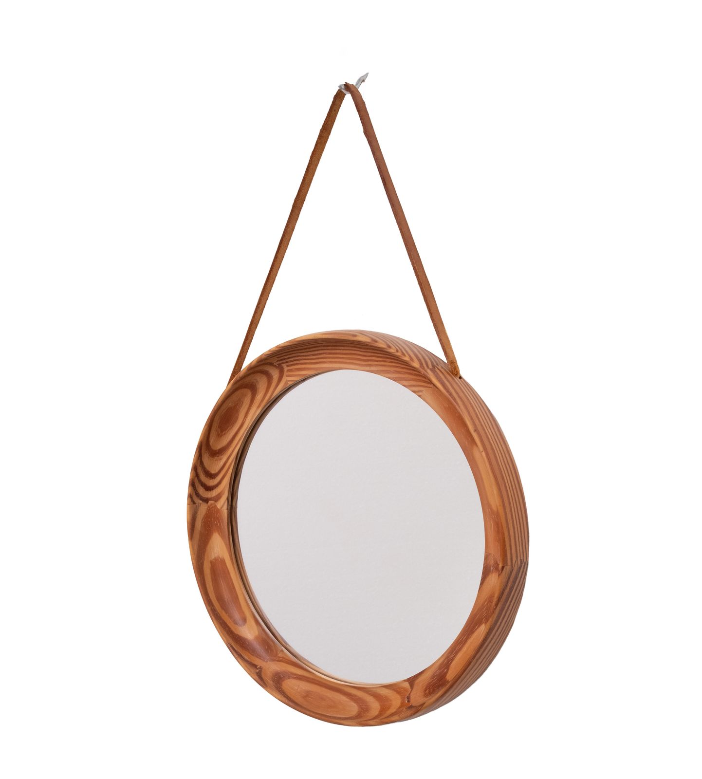 Uno & östen Kristiansson Massief Grenen Ronde Wandspiegel Zweden Jaren 1960 photo furniture