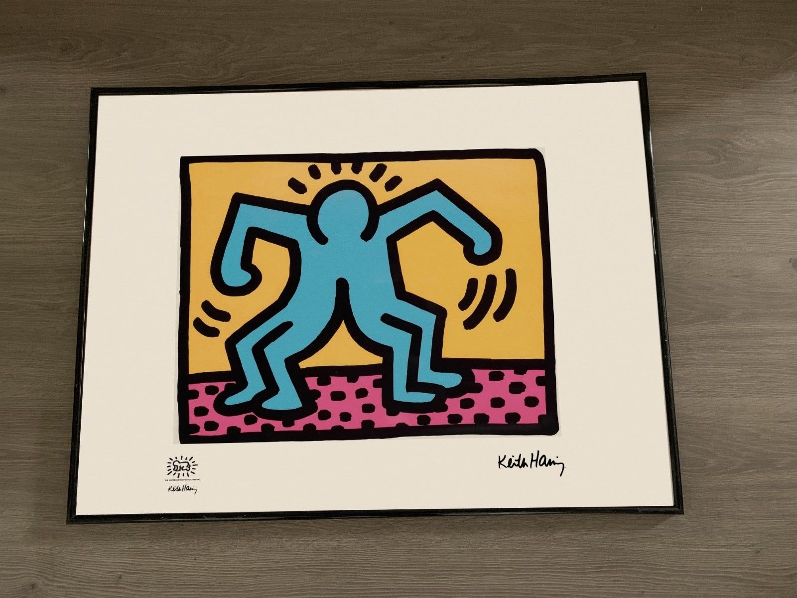 Keith Haring – Pop Shop “Little Dance” Framed Archival Print | Ready To Hang