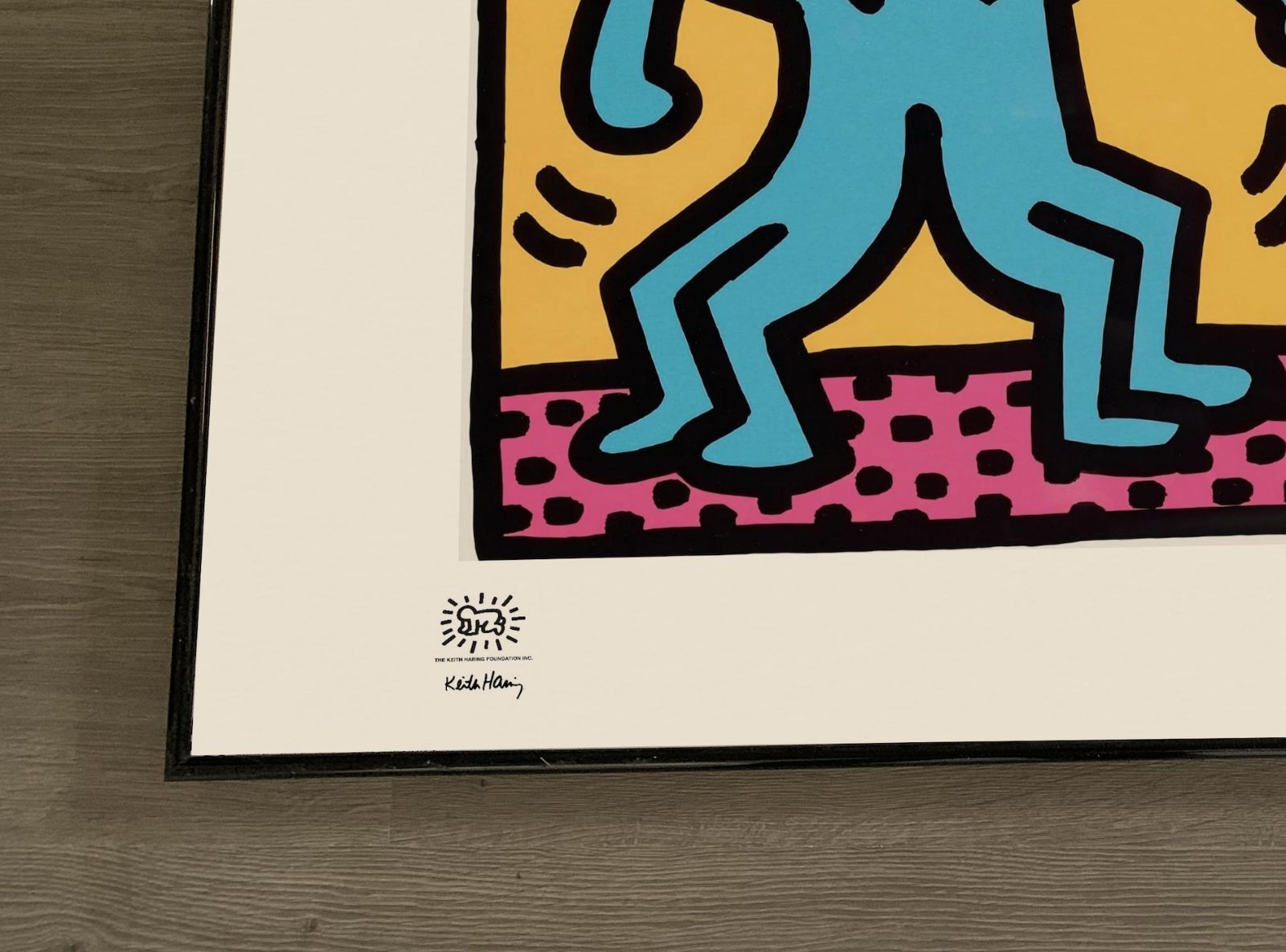 Keith Haring – Pop Shop “Little Dance” Framed Archival Print | Ready To Hang photo 785.0
