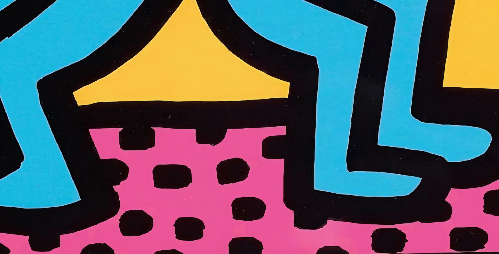 Keith Haring – Pop Shop “Little Dance” Framed Archival Print | Ready To Hang photo vinterior