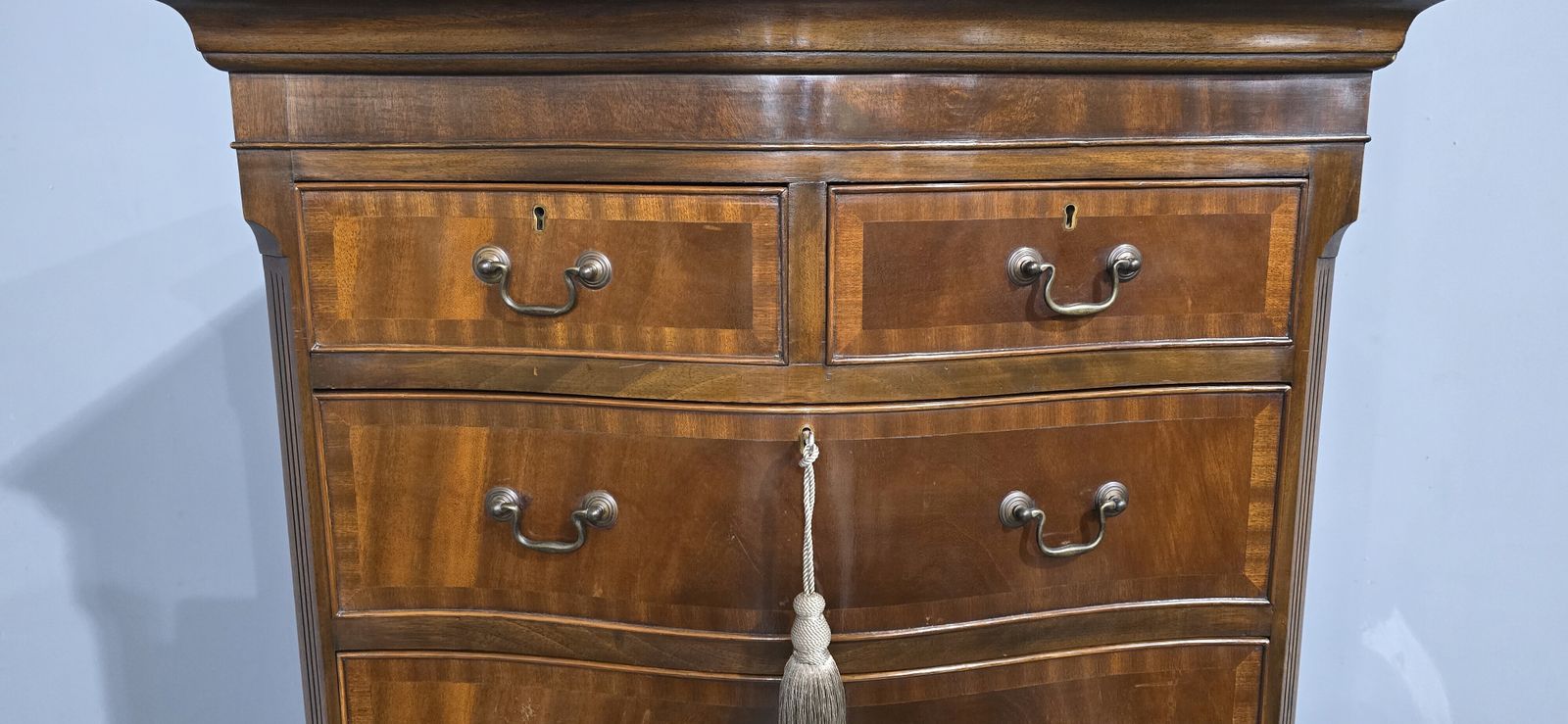 Very Good Mahogany Chest On Chest  Of Drawers Of Small Proportions photo vinterior