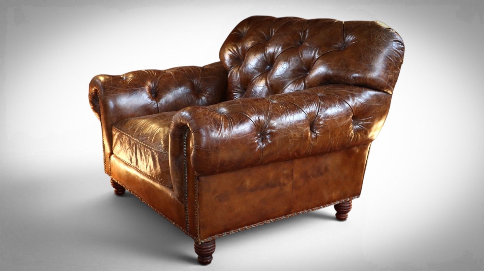 Stunning Timothy Oulton Heritage Cigar Club Leather Armchair Antique Whisky 🚚🚚